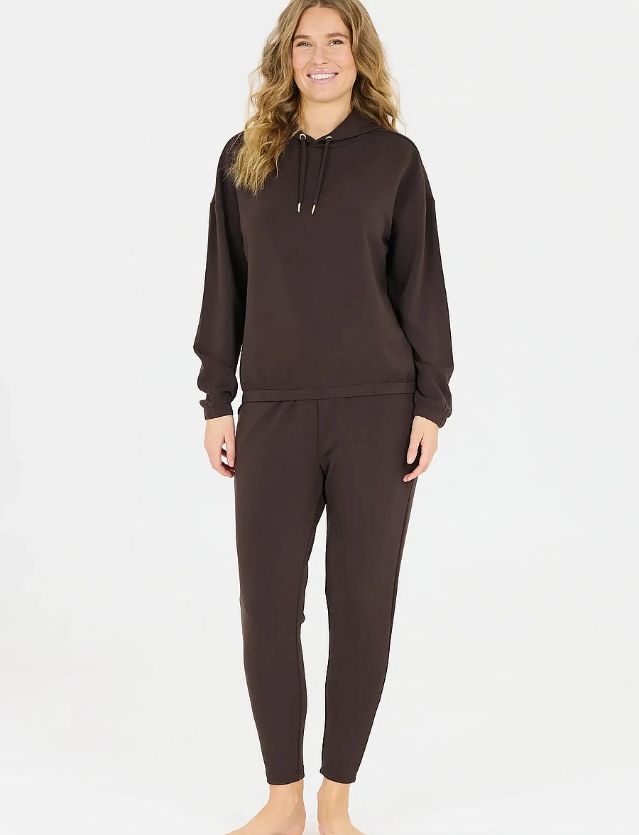Athlecia - Jacey V2 W Sweat Pants - träningsbyxor - chocolate torte - 4