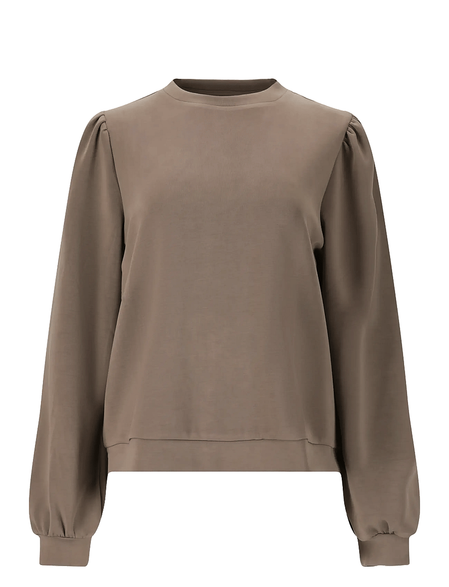 Athlecia - Jillnana V2 W Balloon Sleeve Sweat - sweatshirts - falcon - 1