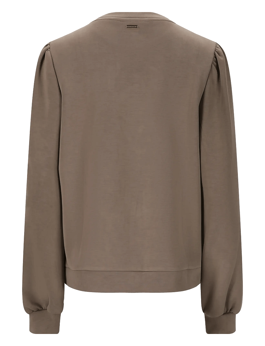 Athlecia - Jillnana V2 W Balloon Sleeve Sweat - sweatshirts - falcon - 2