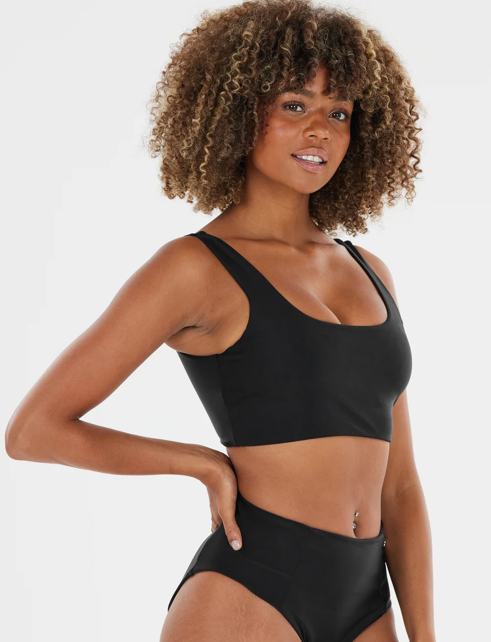 Athlecia - Bay W Bikini Top - sport-bademode - black - 4