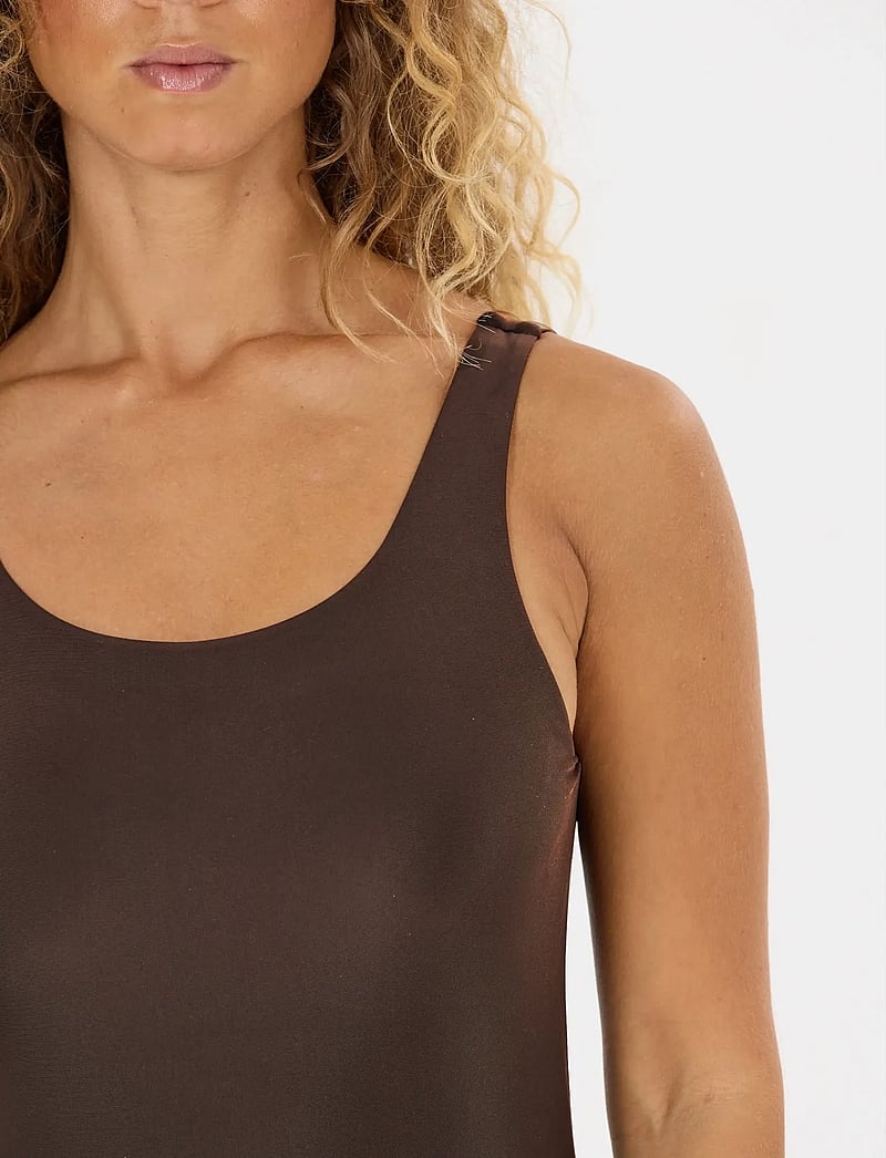 Athlecia - Isabella W Swimsuit - sport-bademode - chocolate torte - 4