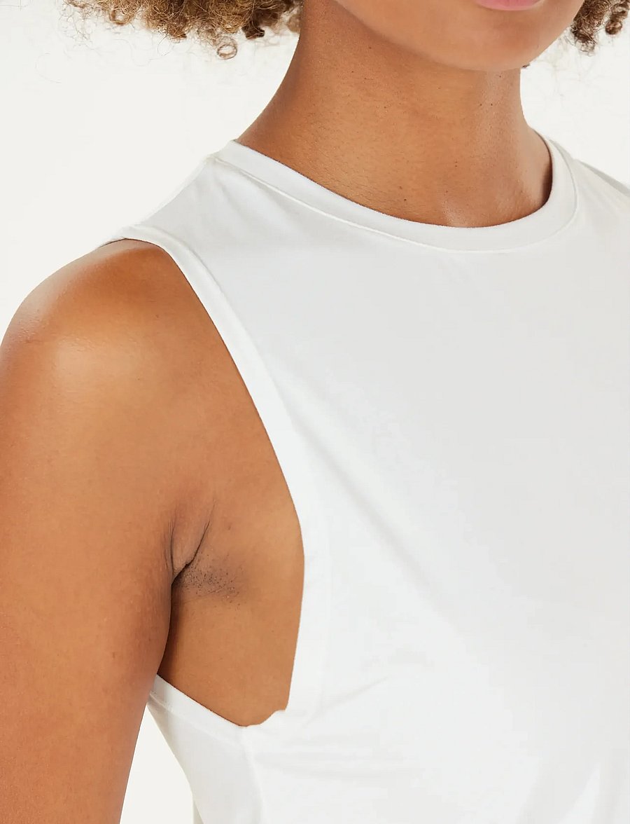 Athlecia - Pacy V2 W Top - tanktops - white - 0