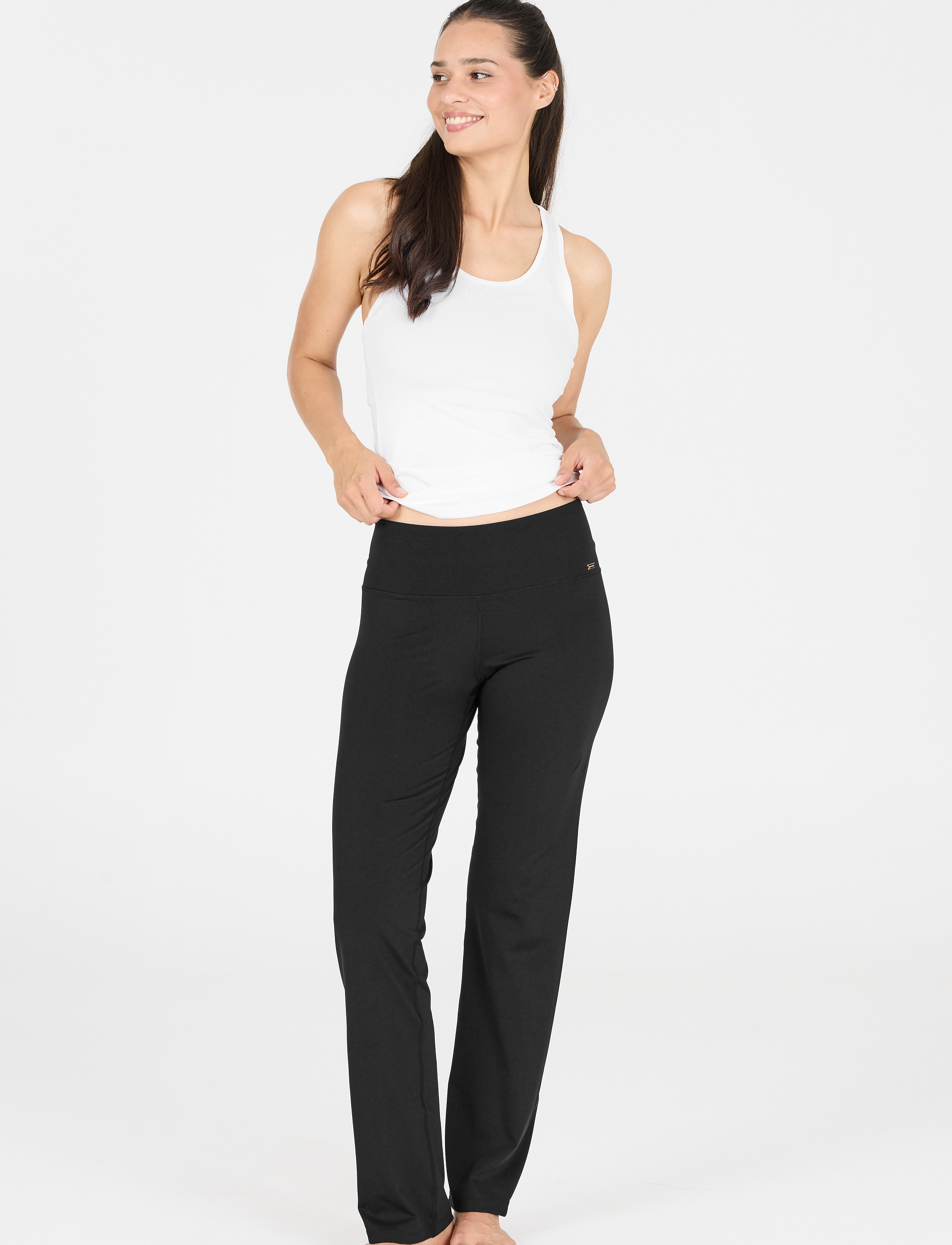 Athlecia Metis W Gym Pants - Sports pants - BLACK / black
