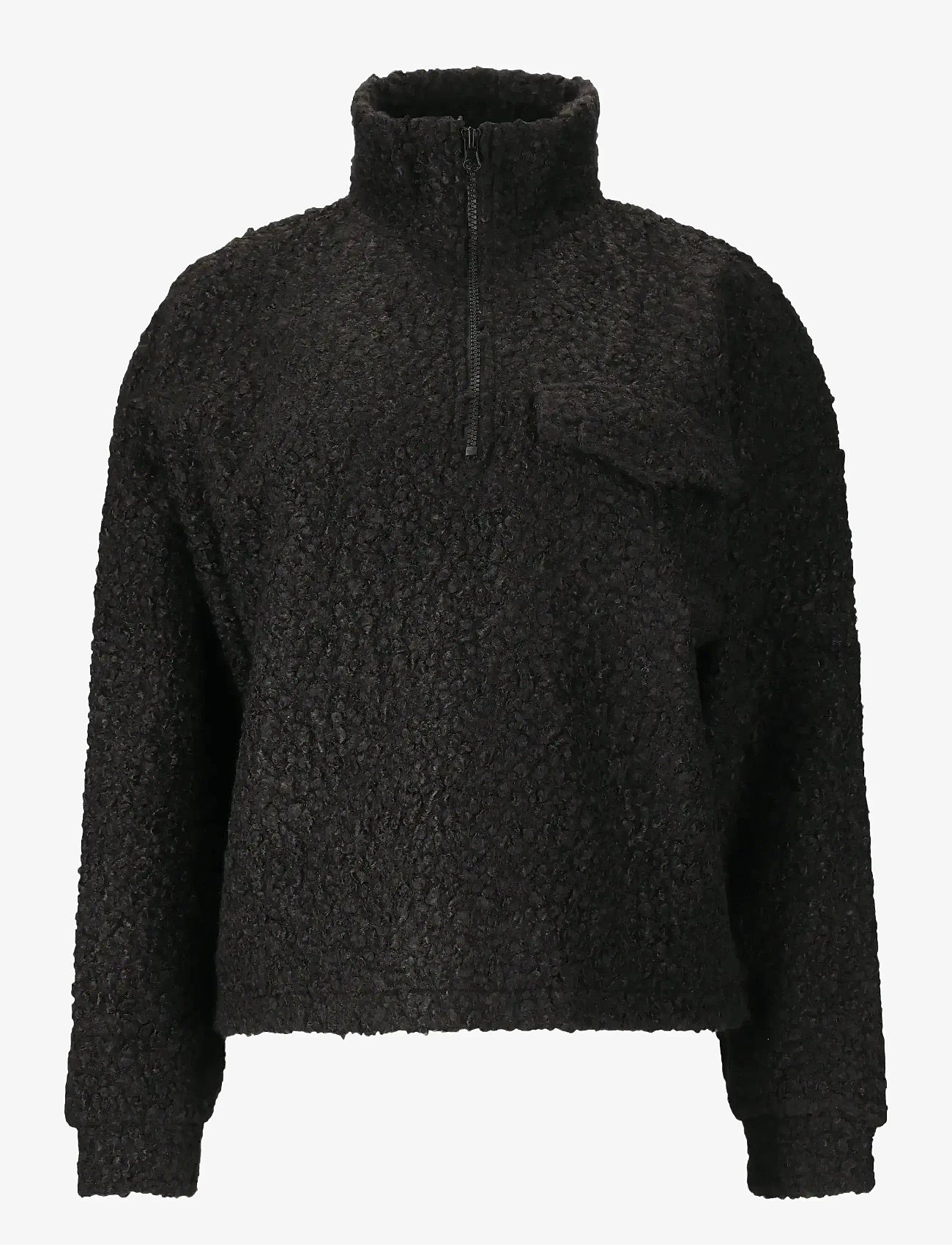 Athlecia - Florrie W Sherpa Half zip - fleece & midlayer - black - 1