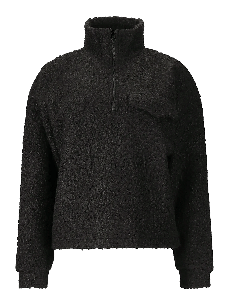 Athlecia - Florrie W Sherpa Half zip - fleece & midlayer - black - 1
