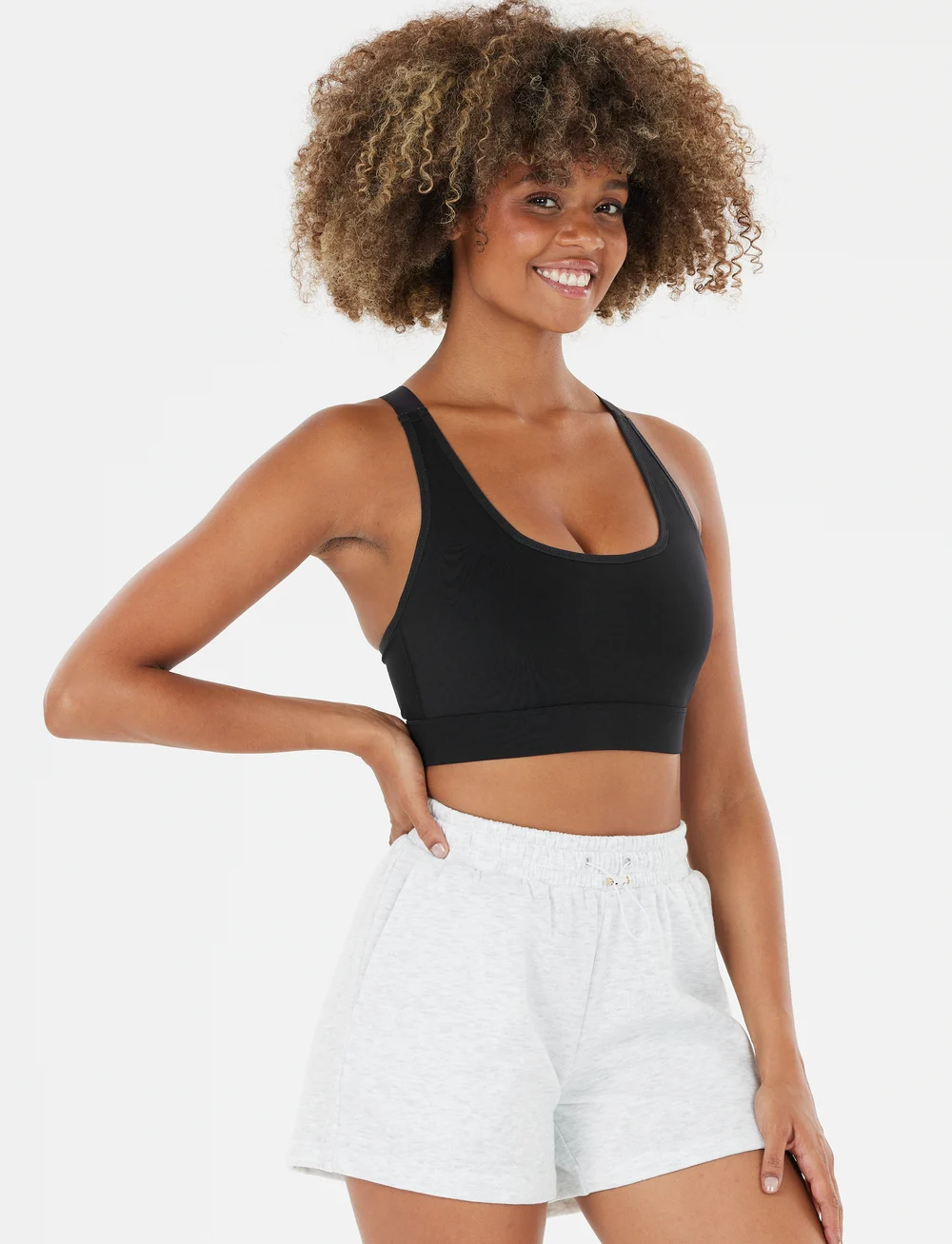 Athlecia - Jennie V2 W Sports Bra - høj støtte - black - 4