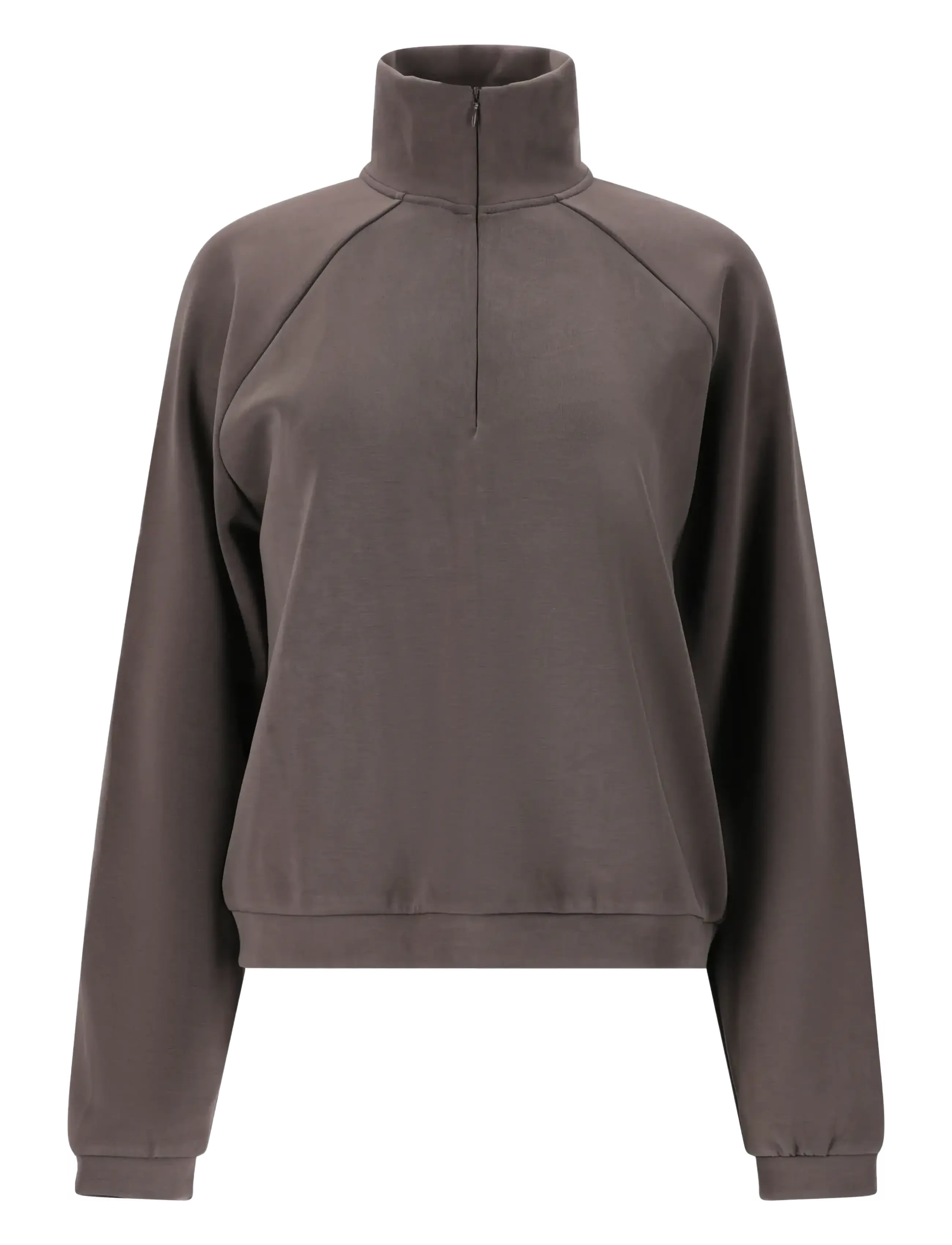 Athlecia Elaina W Sweat Shirt - Kampagne - DARK CONCRETE / brown