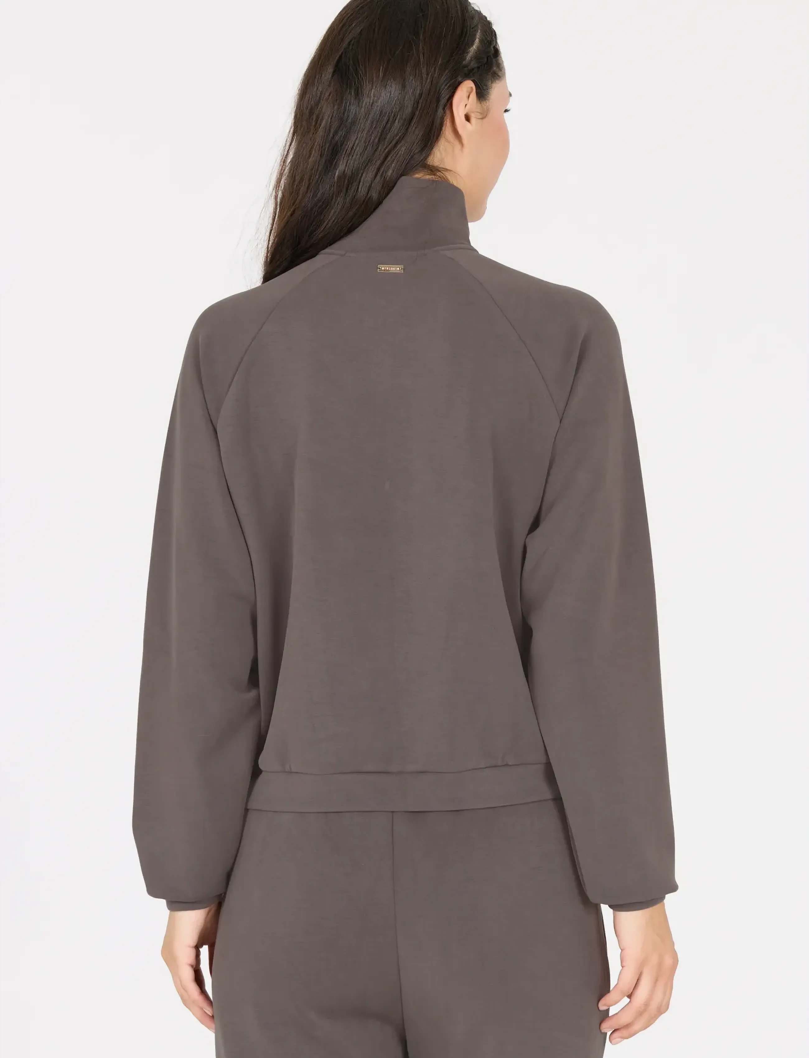 Athlecia - Elaina W Sweat Shirt - dressipluusid - dark concrete - 5