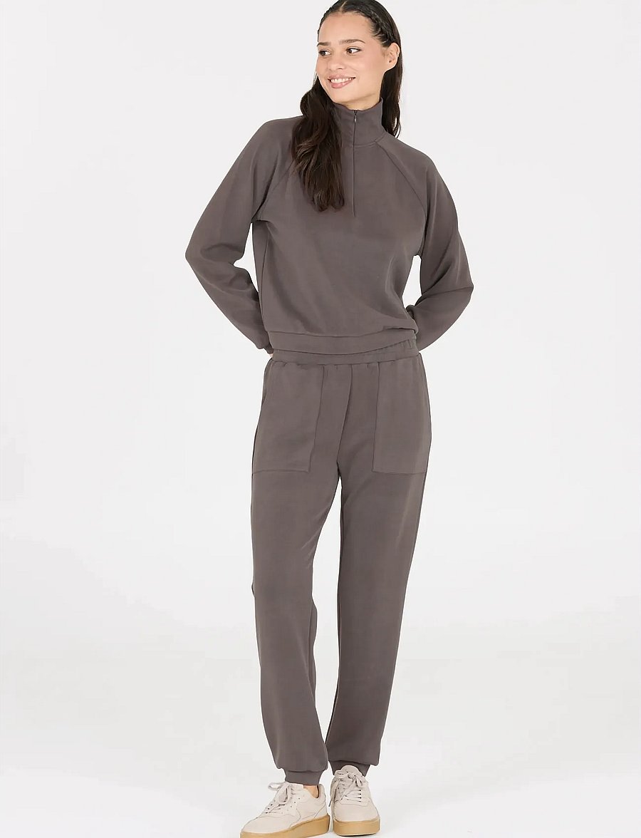 Athlecia - Elaina W Sweat Pants - joggingbukser - dark concrete - 0
