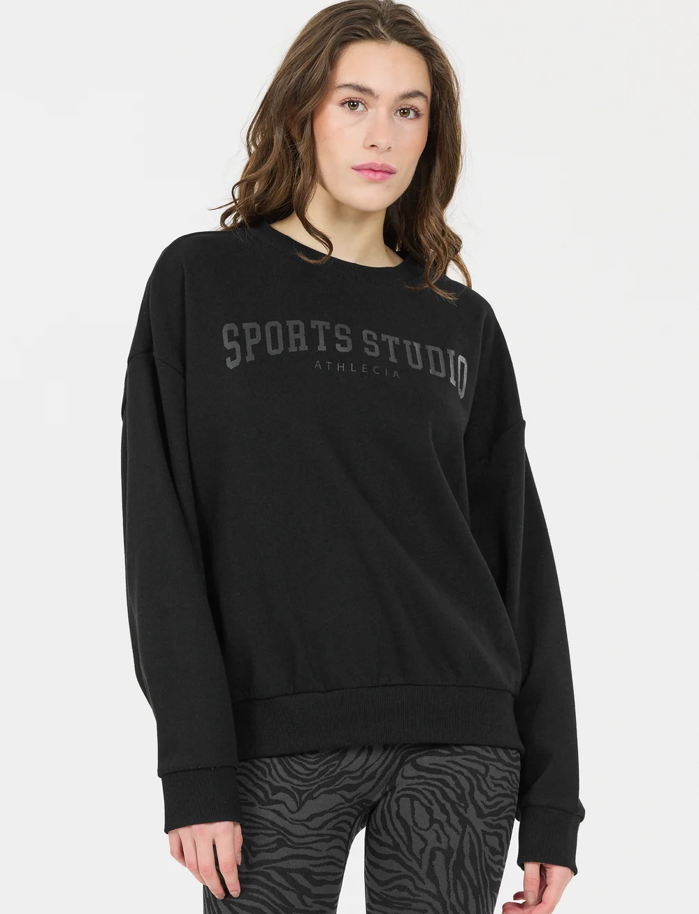 Athlecia - Giannis W Crew Neck - dressipluusid - black - 4