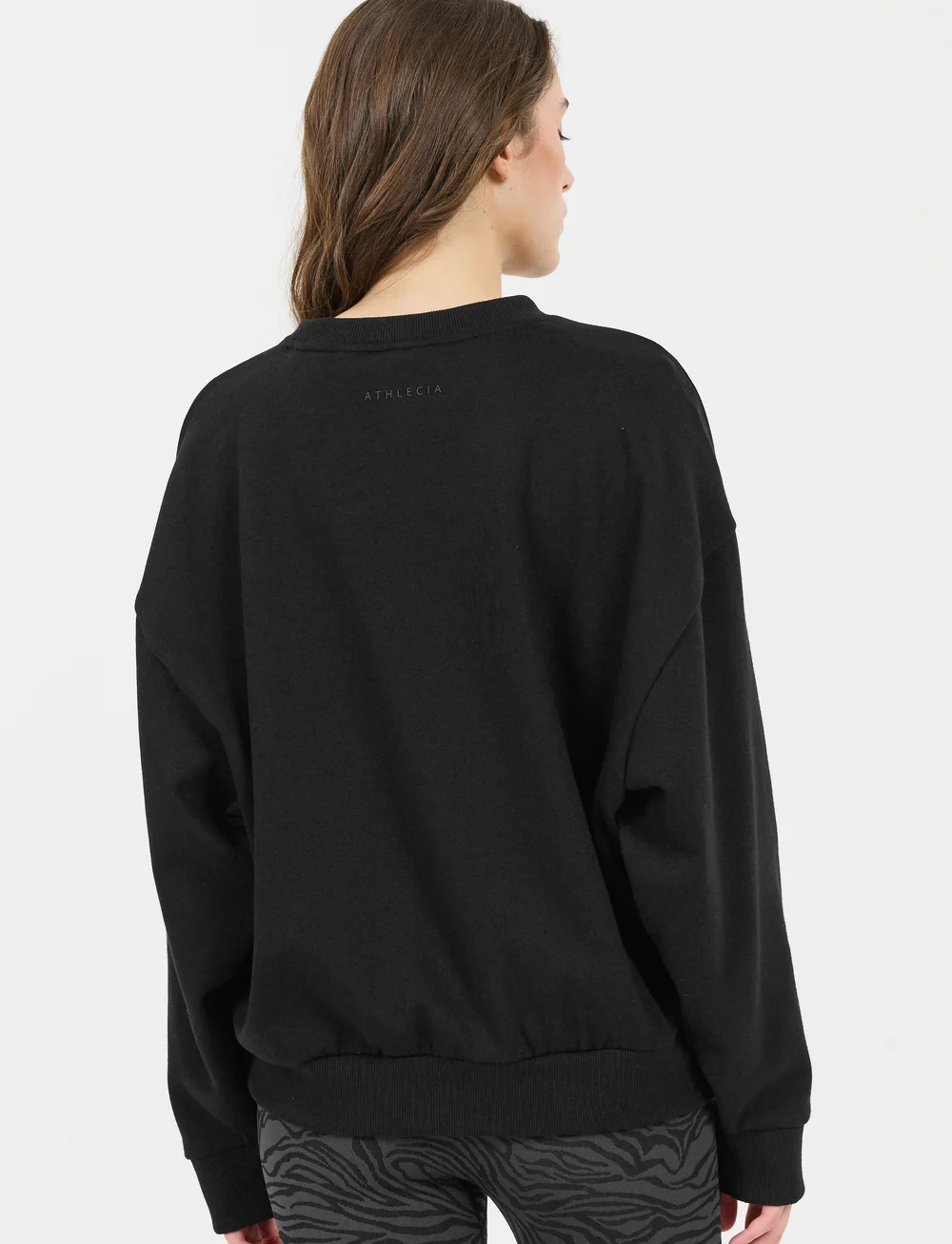 Athlecia - Giannis W Crew Neck - dressipluusid - black - 5