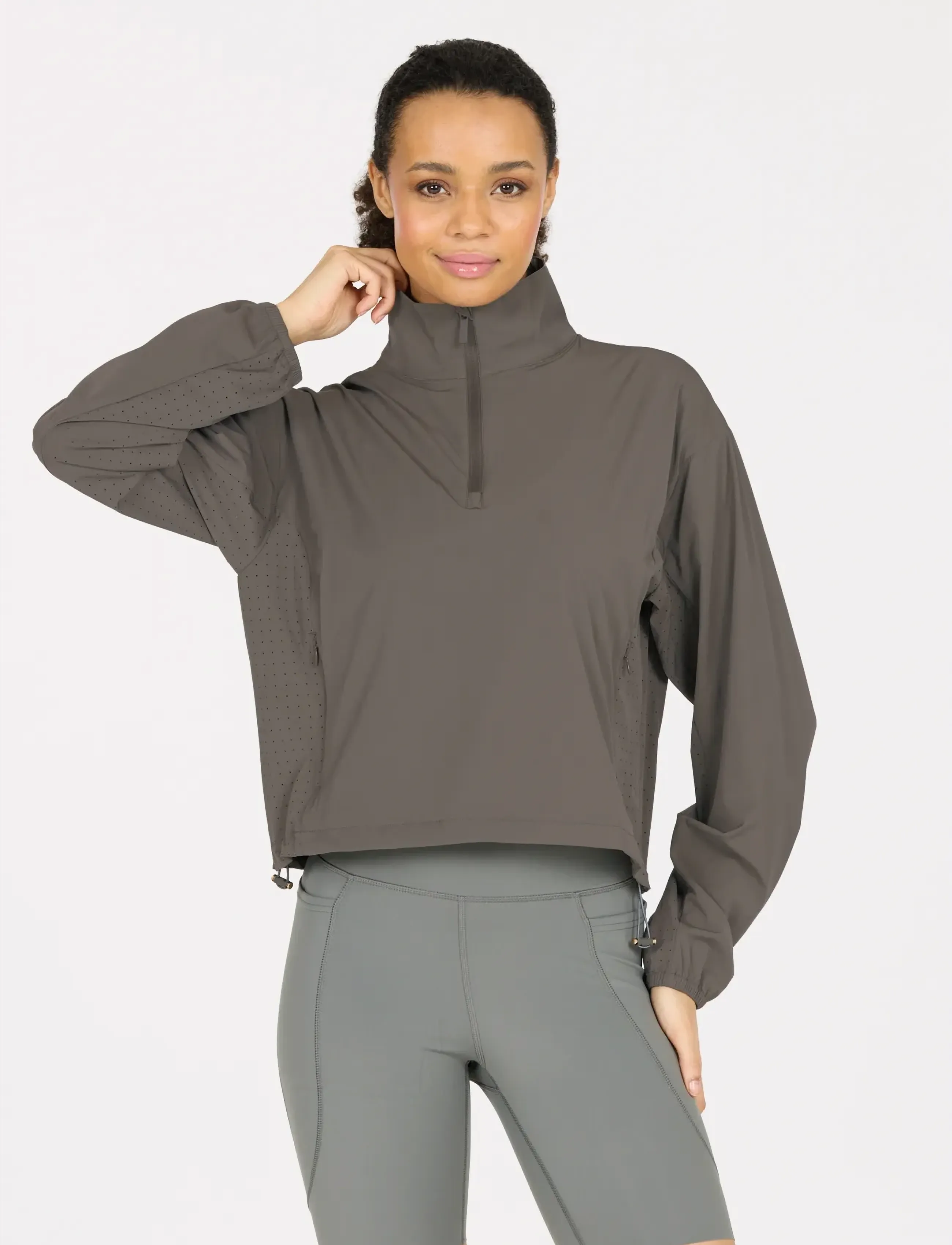 Athlecia - Sharma W Half Zip - spordijakid - gunmetal - 4