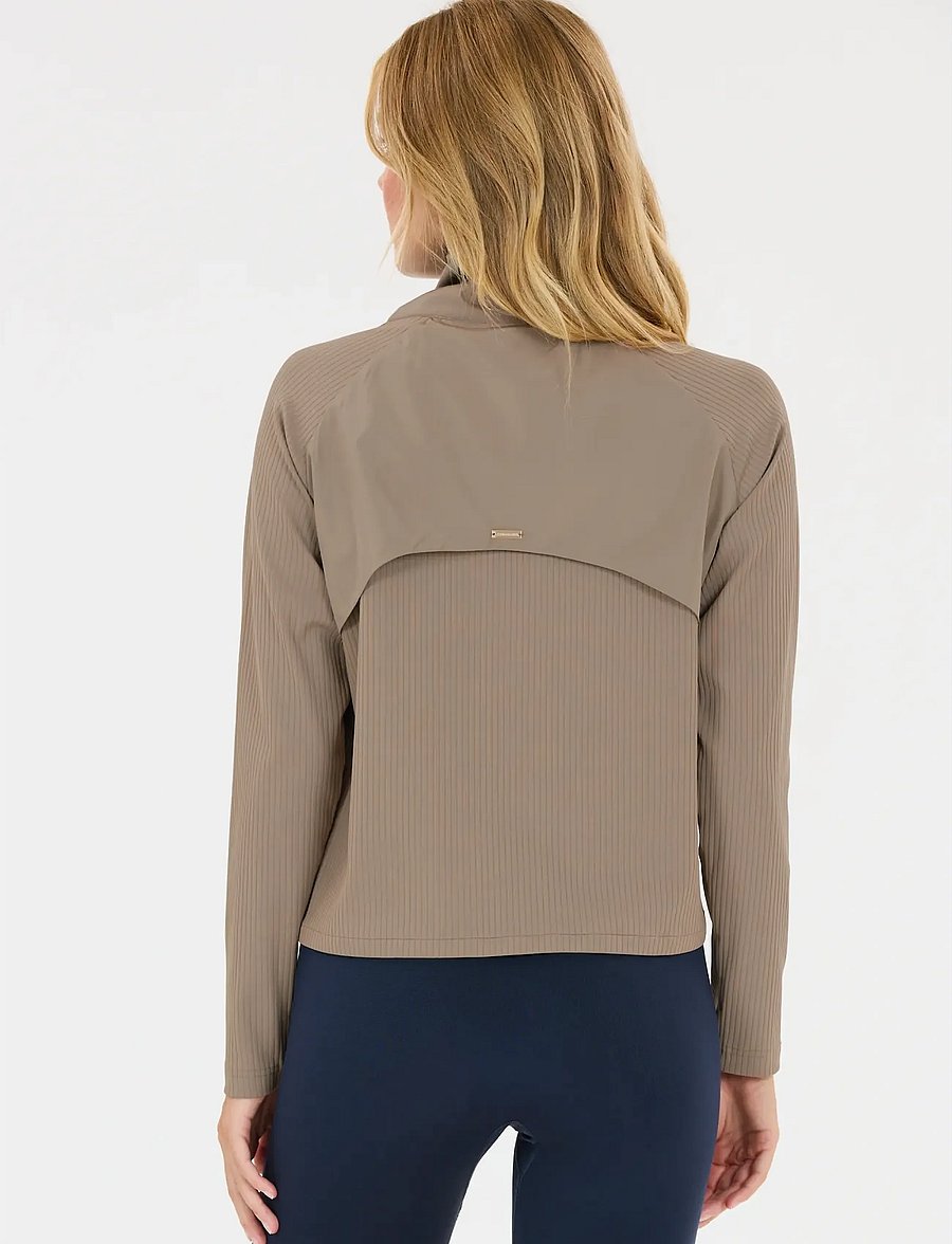 Athlecia - Aiana W Jacket - casual jakker - greige - 3