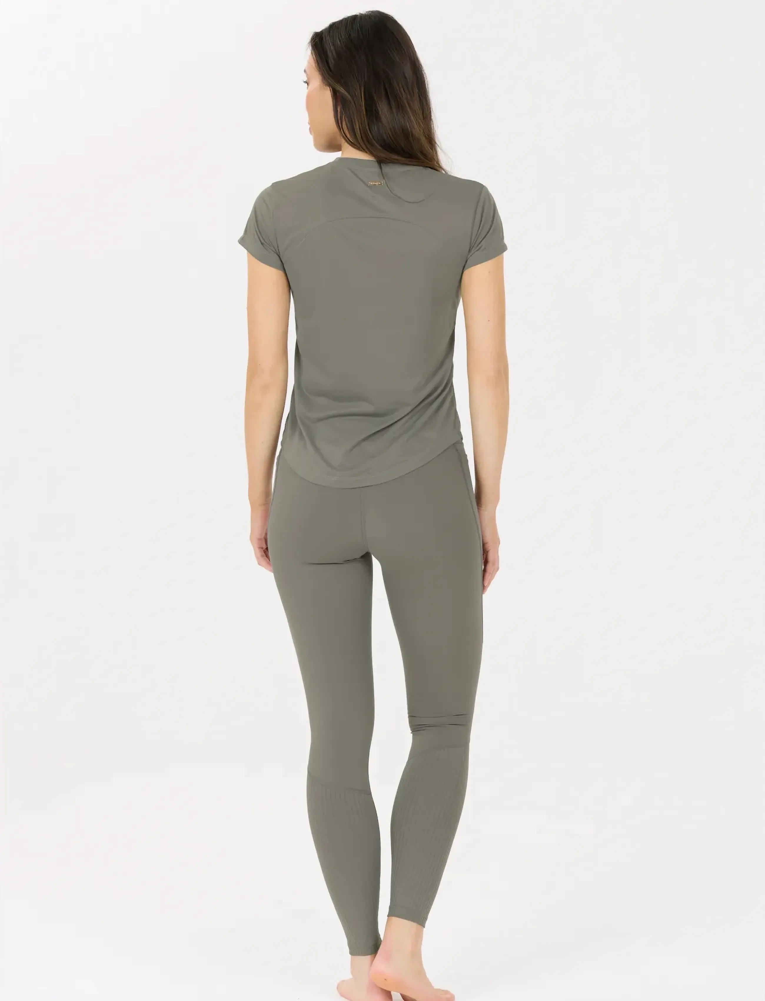 Athlecia - Doja W S/S Tee - t-shirts - gunmetal - 3
