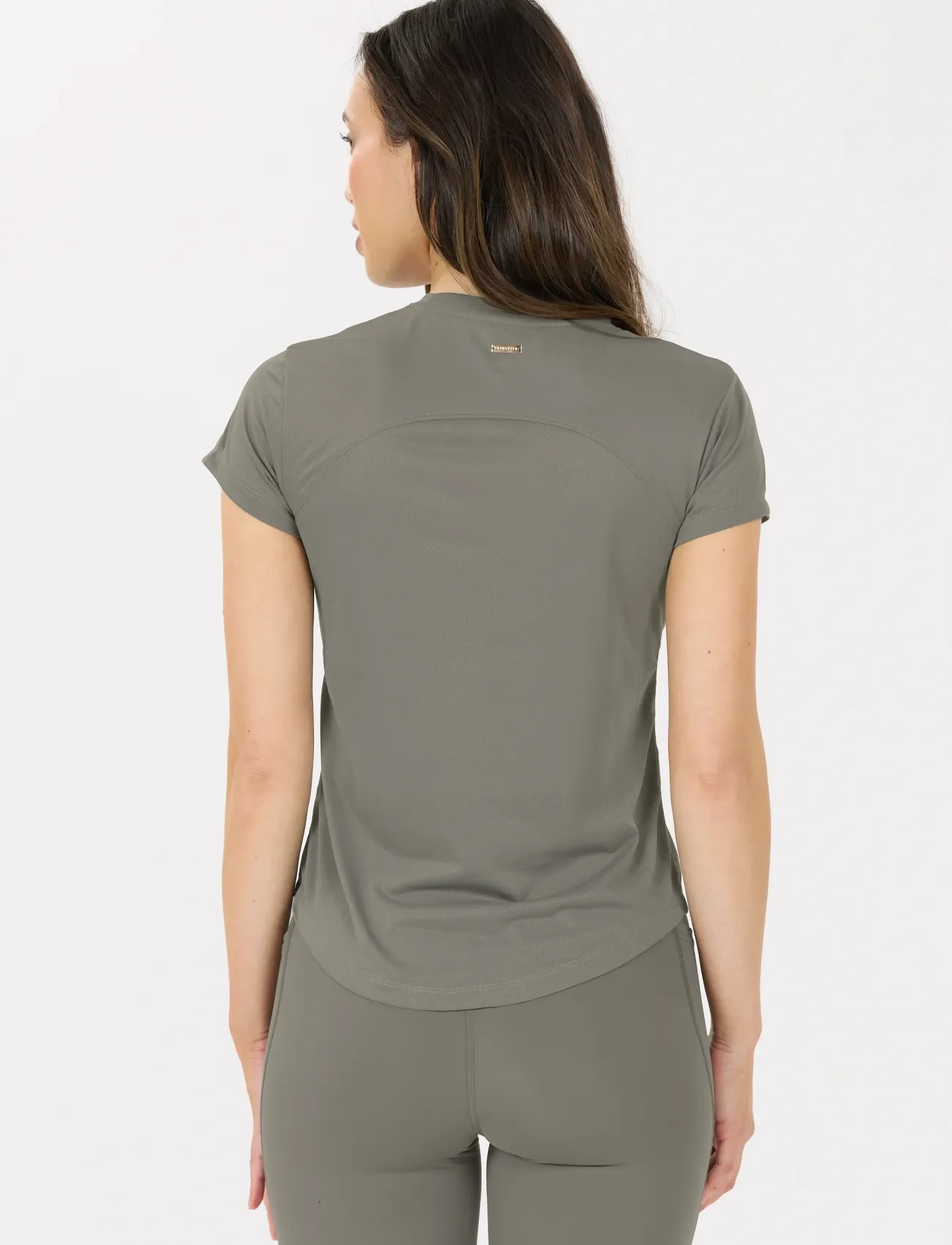Athlecia - Doja W S/S Tee - t-shirts - gunmetal - 5
