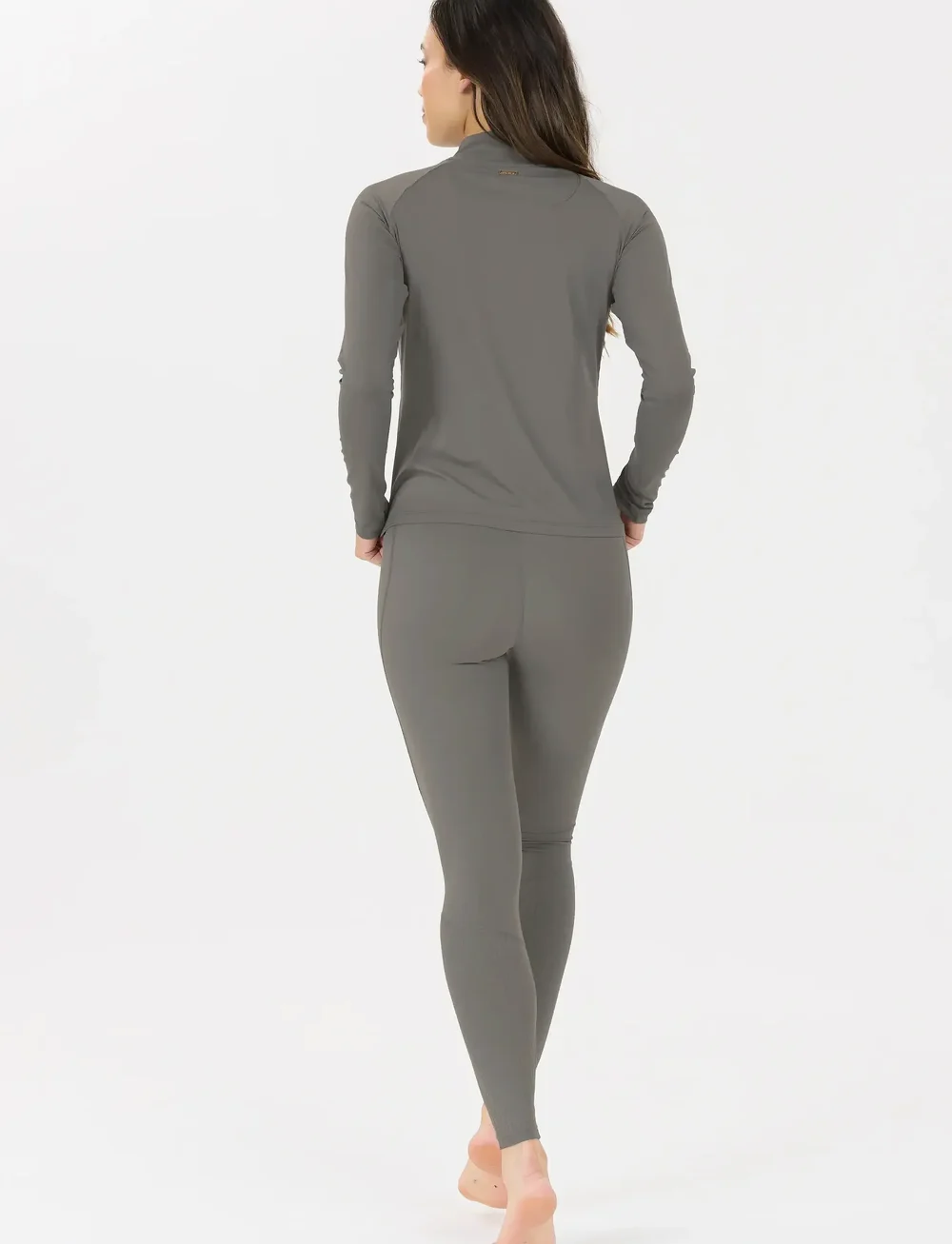 Athlecia - Grina W Midlayer - fleece og mellemlag - gunmetal - 5
