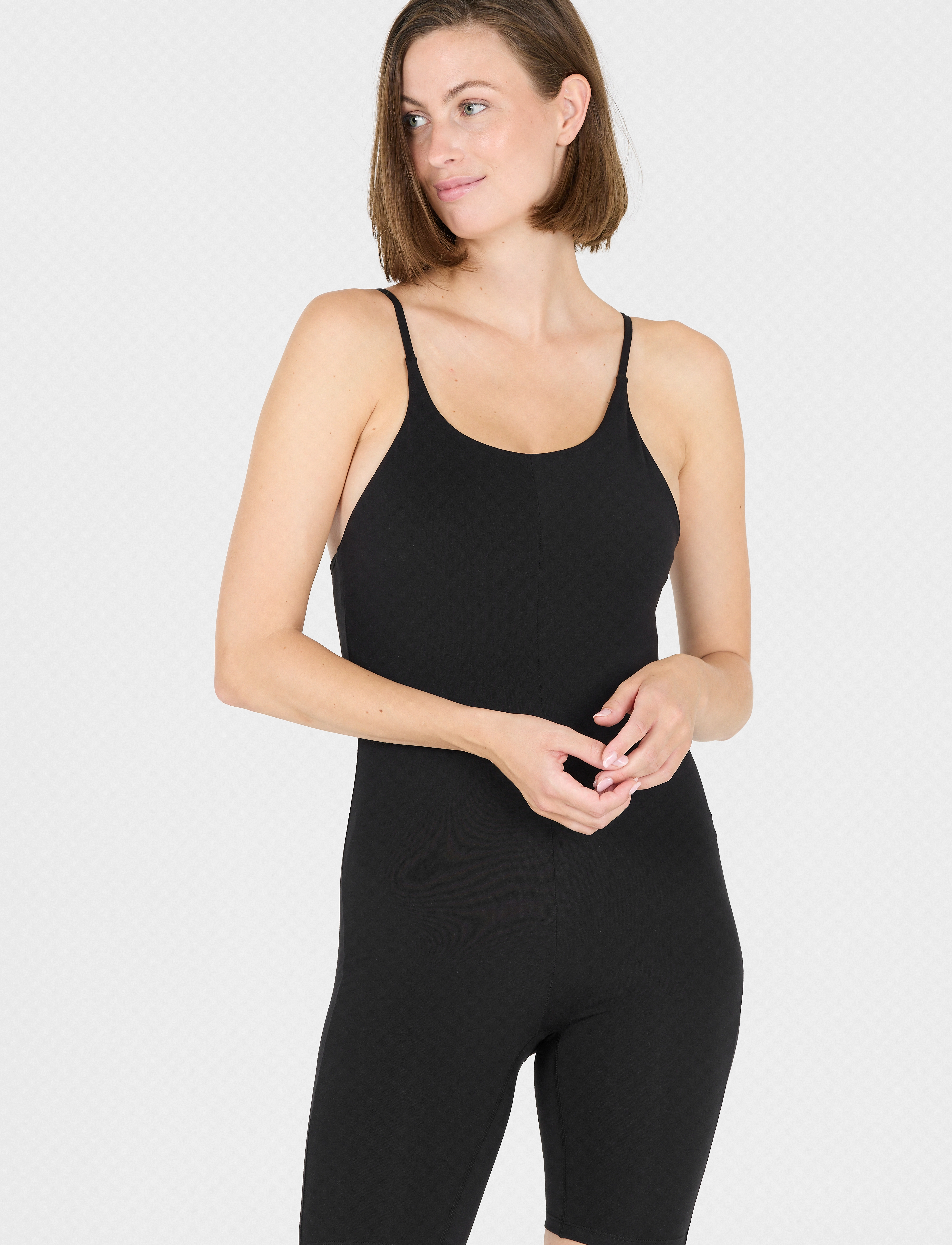Athlecia - Camila W Short Unitard - pükskostüümid ja bodid - black - 4
