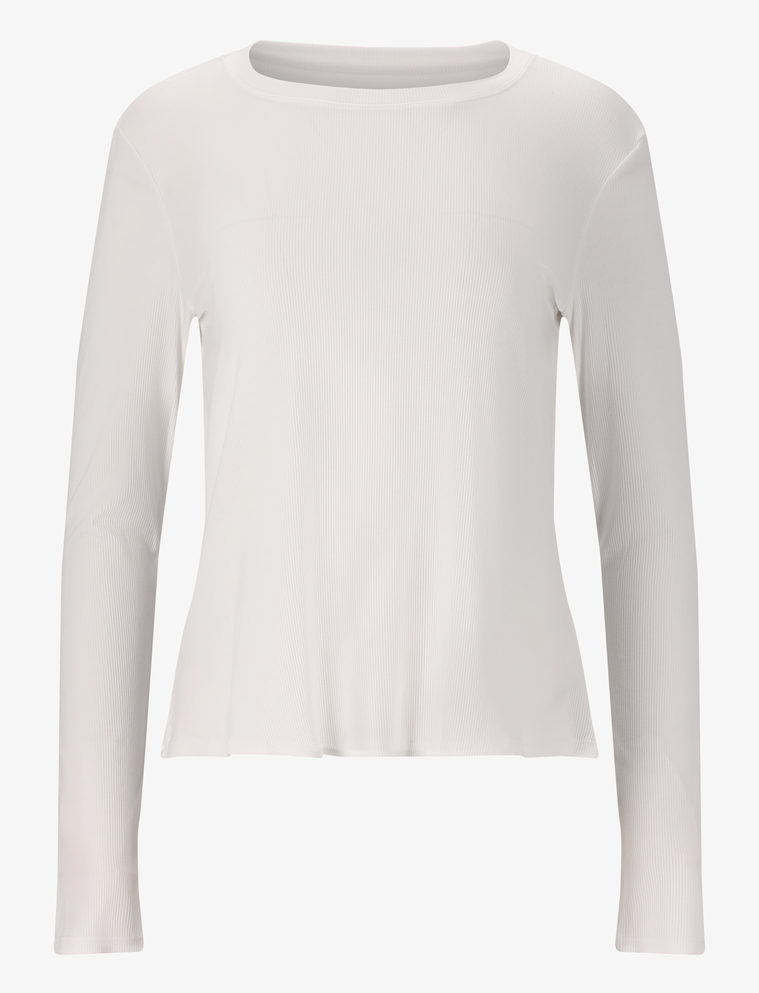Athlecia Mandes W L/S Tee - Kleidung - WHITE / white