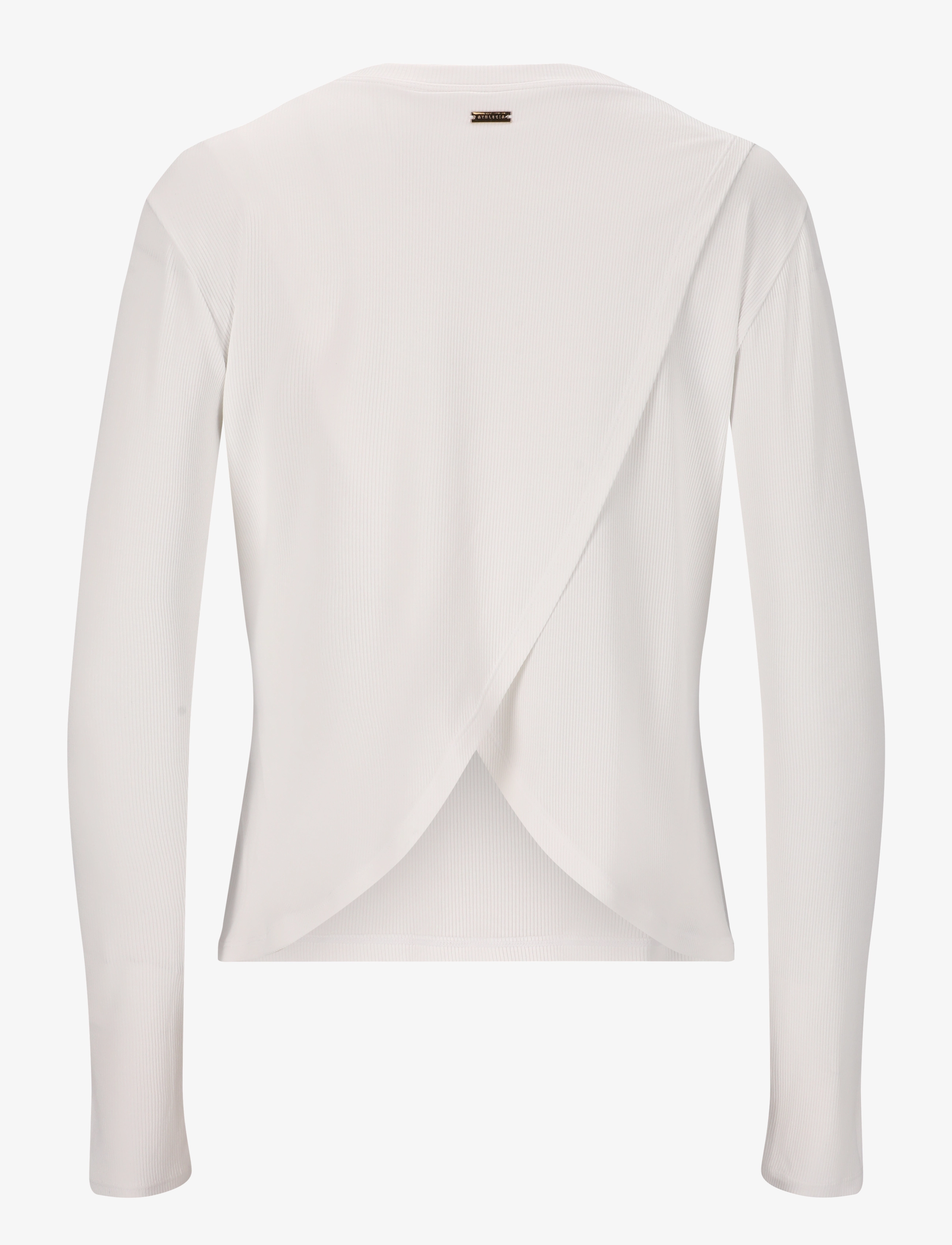 Athlecia - Mandes W L/S Tee - langarmshirts - white - 2