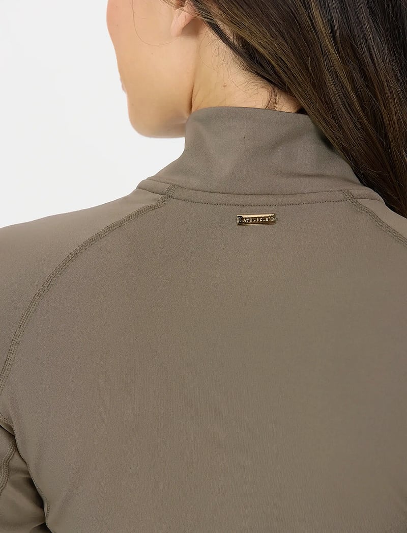 Athlecia - Krosa W Full Zip - fleece en midlayers - greige - 4