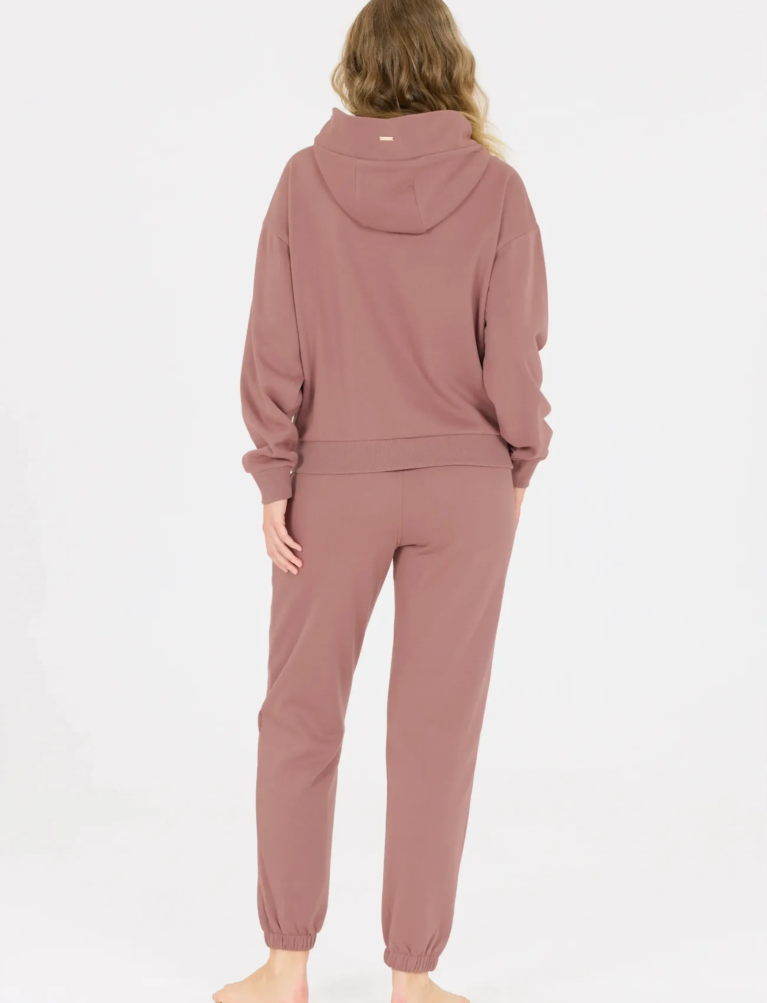 Athlecia - Carmen W Hoody - sweatshirts - rose taupe - 3