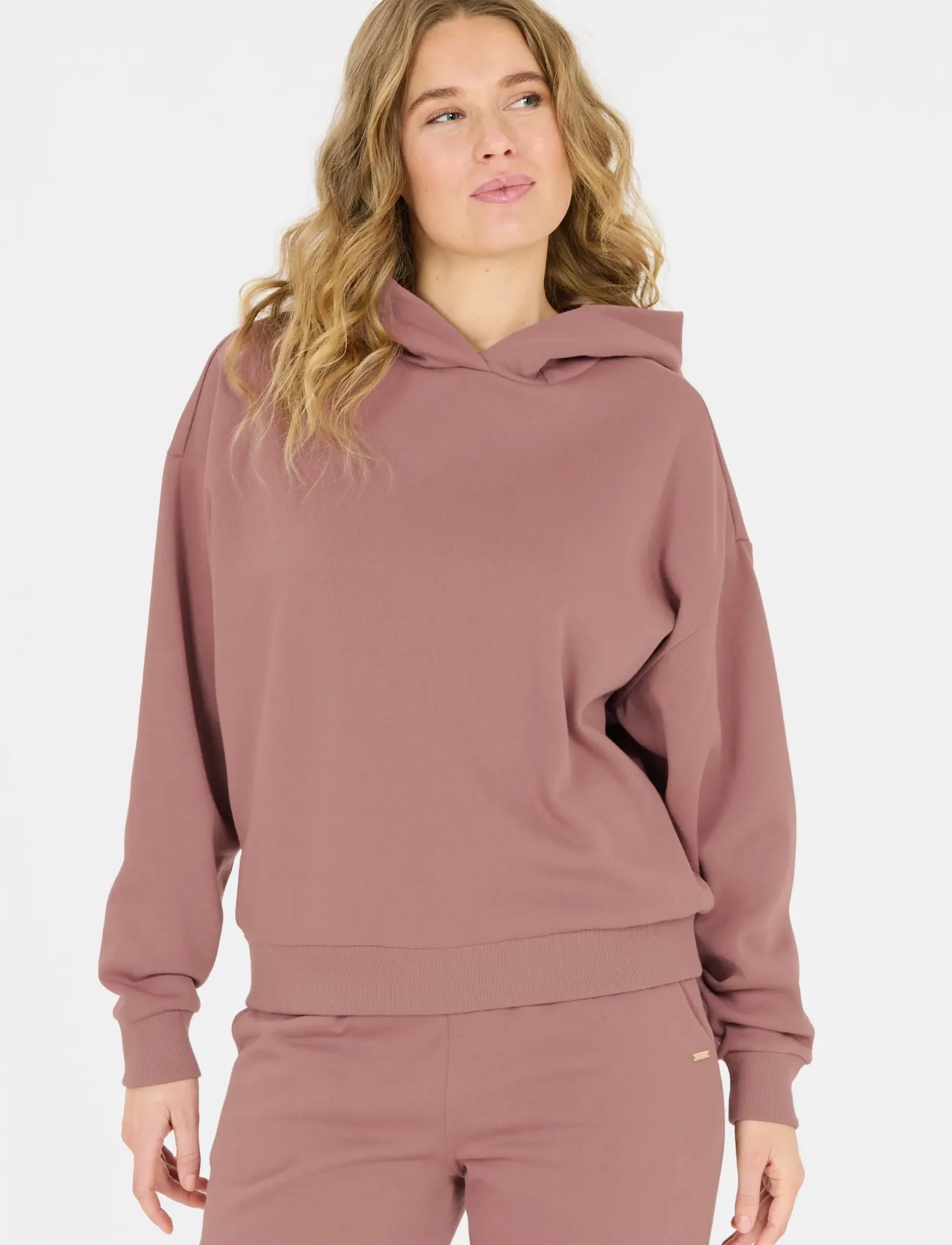Athlecia - Carmen W Hoody - sweatshirts - rose taupe - 4
