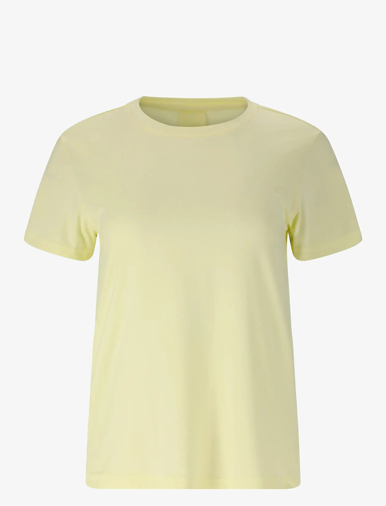 Athlecia - Pacy V2 W S/S Tee - t-shirts - transparent yellow - 1
