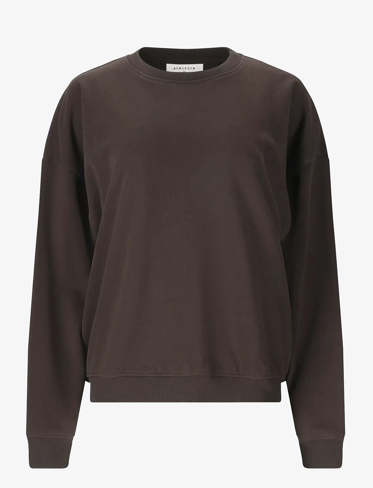 Athlecia - Crecy W Crew Neck - tops - chocolate torte - 1