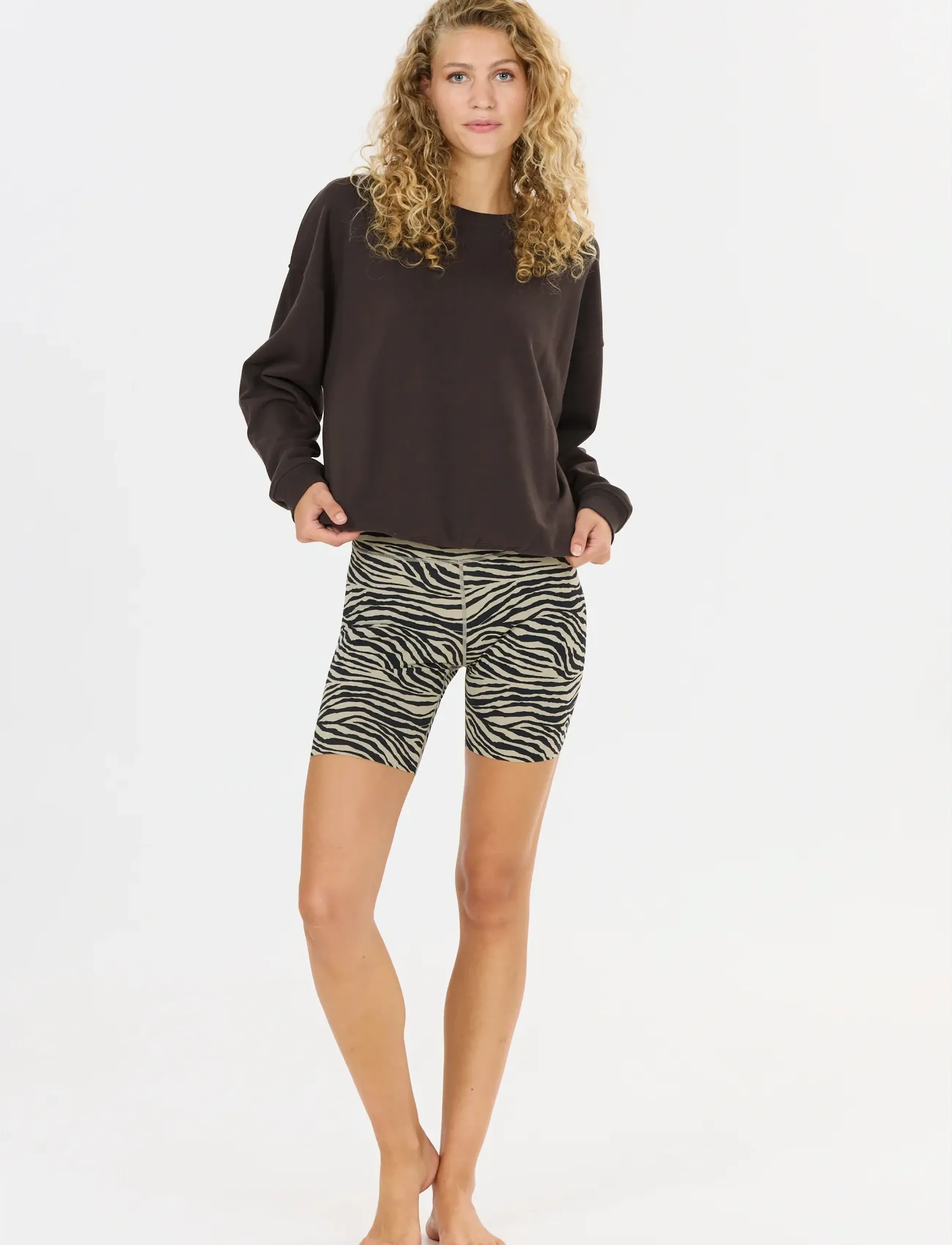 Athlecia - Crecy W Crew Neck - peysur - chocolate torte - 4