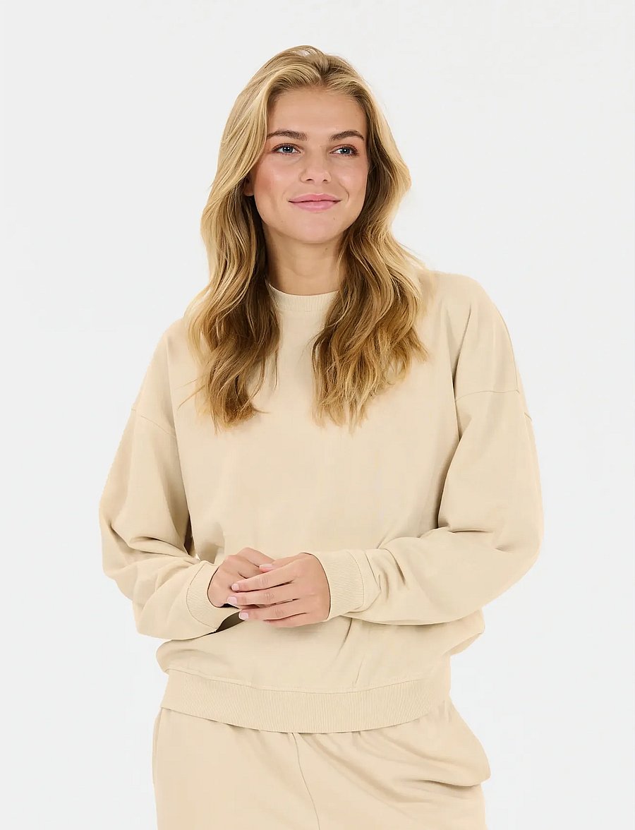 Athlecia - Crecy W Crew Neck - yläosat - oatmeal - 0