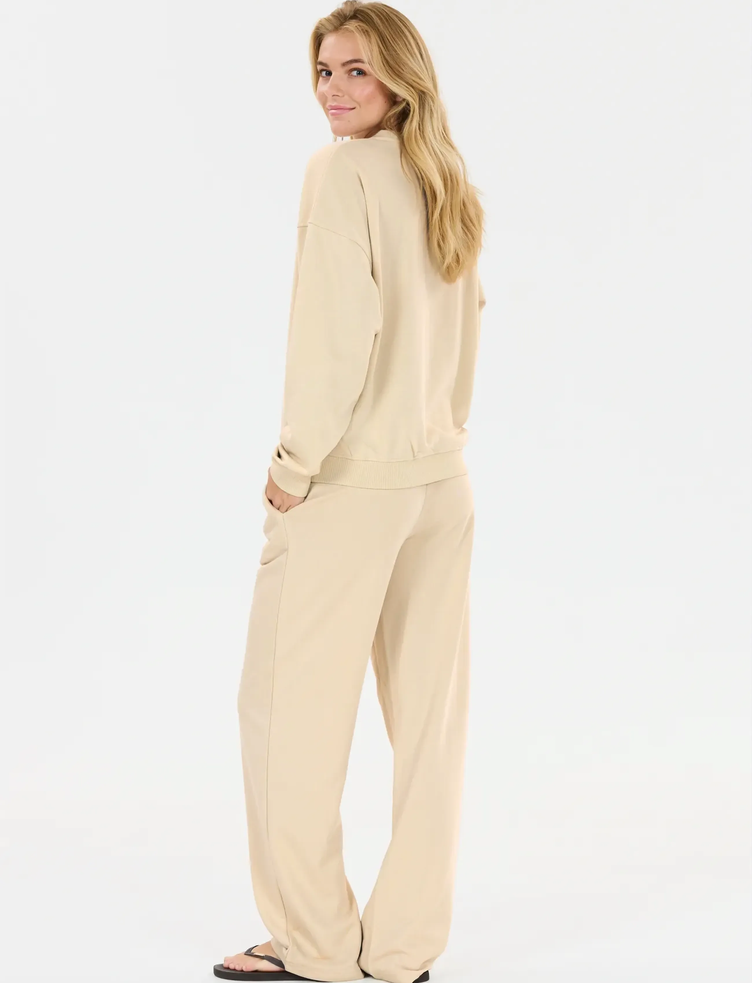 Athlecia - Crecy W Crew Neck - sweats et sweats à capuche - oatmeal - 5