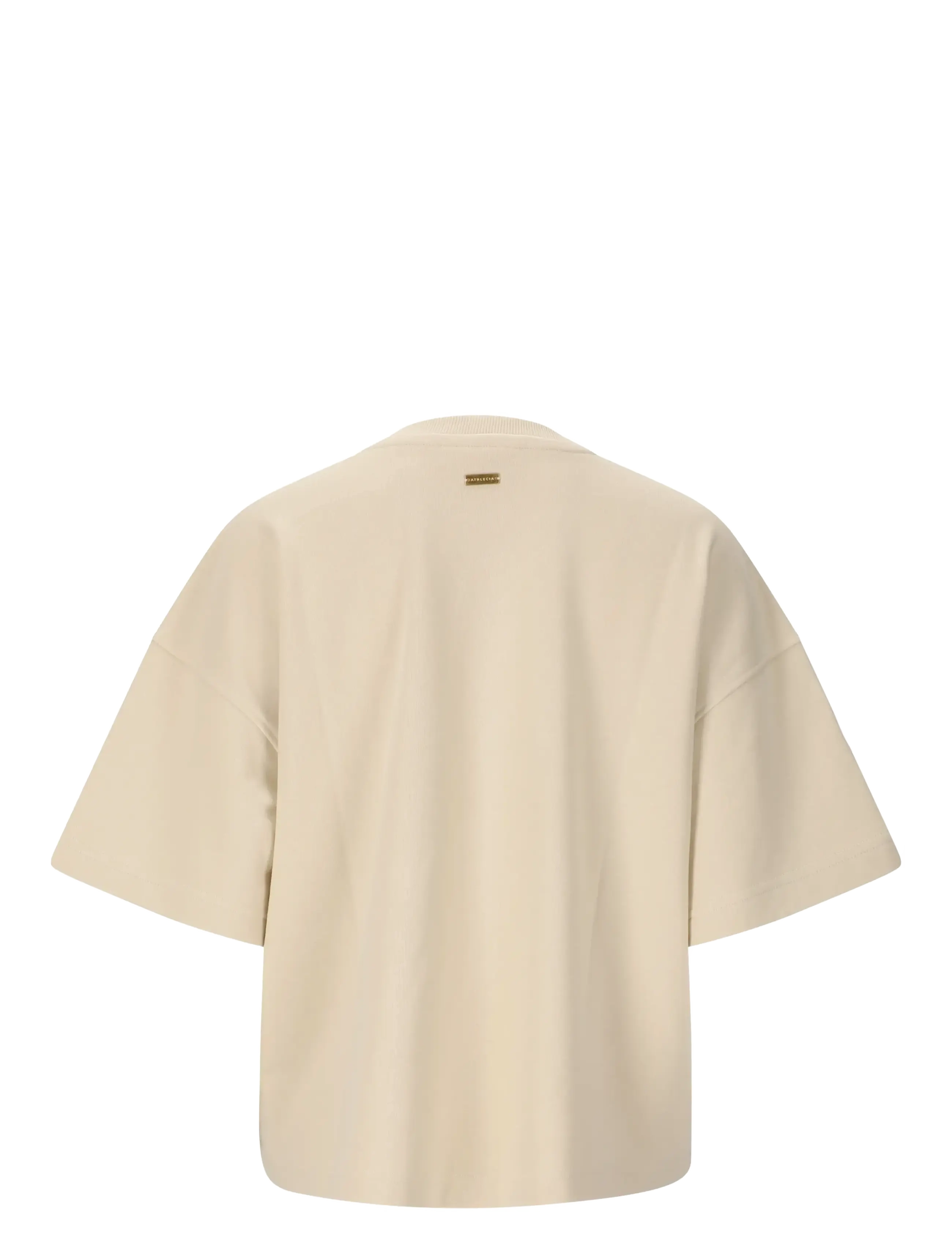Athlecia - Crecy W S/S Tee - alussärgid ja t-särgid - oatmeal - 2