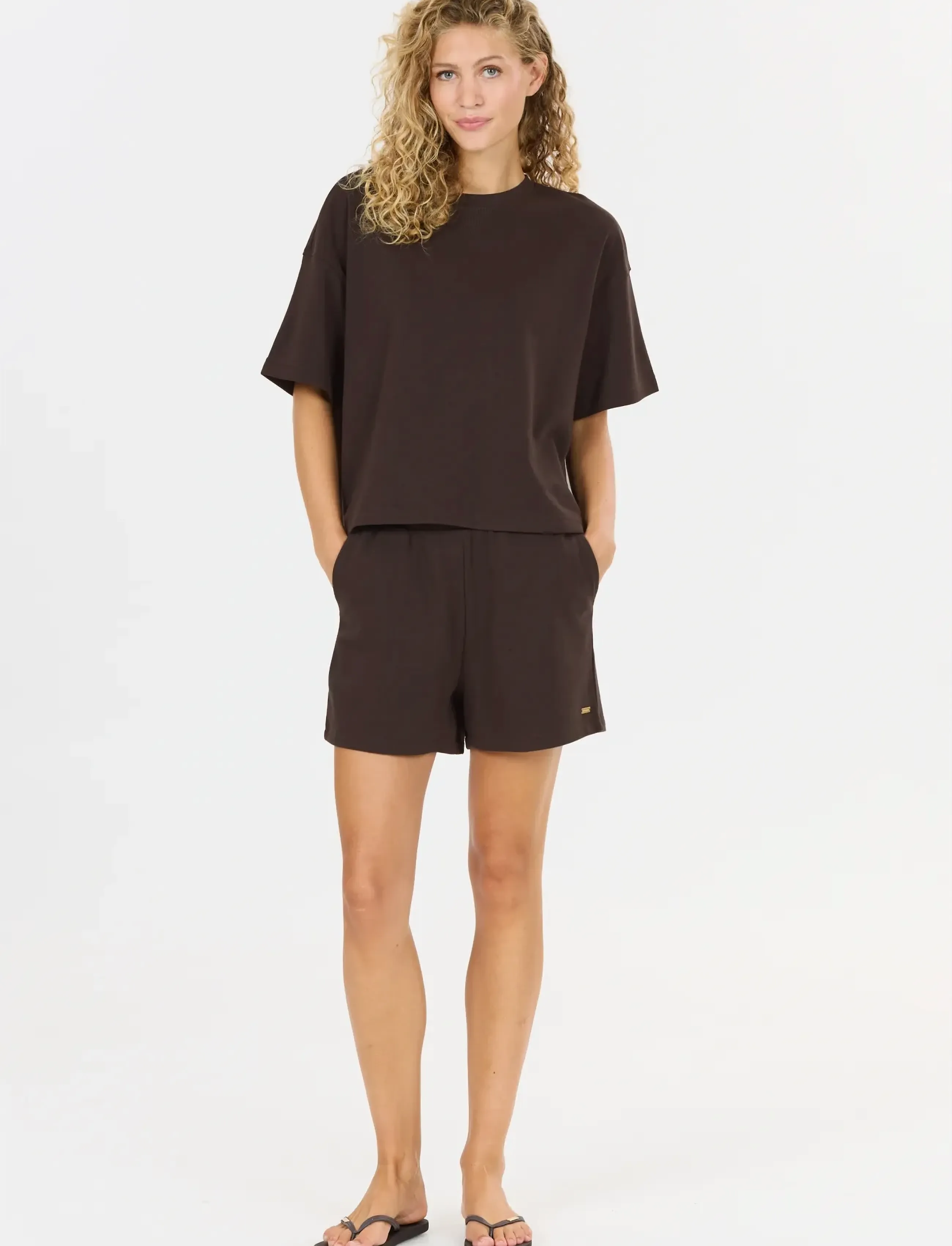 Athlecia - Crecy W Shorts - madalaimad hinnad - chocolate torte - 3