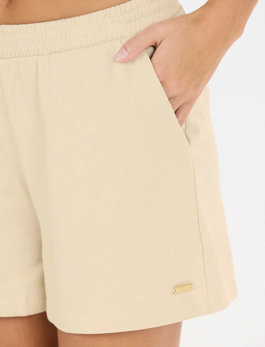 Athlecia - Crecy W Shorts - afslappede shorts - oatmeal - 0