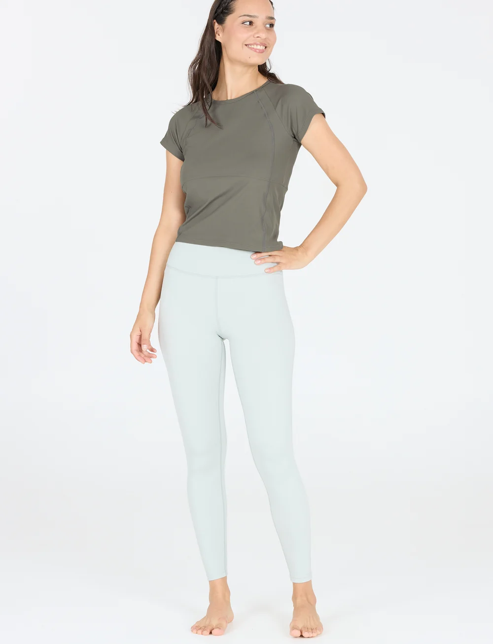 Athlecia - Rosier W S/S Tee - t-shirts - gunmetal - 0