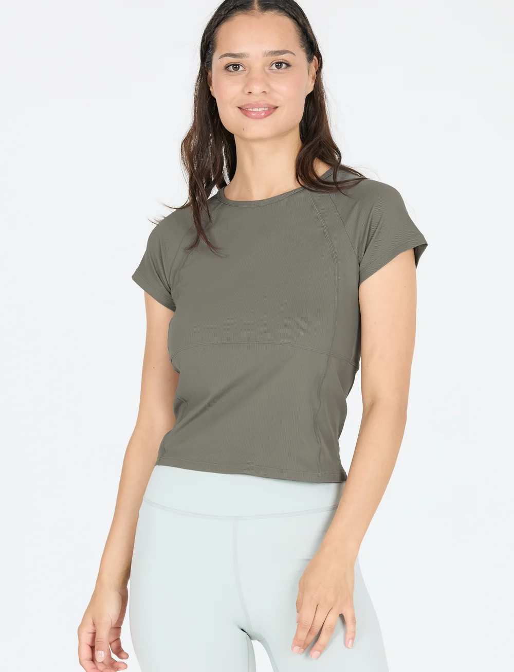 Athlecia - Rosier W S/S Tee - t-shirts - gunmetal - 4