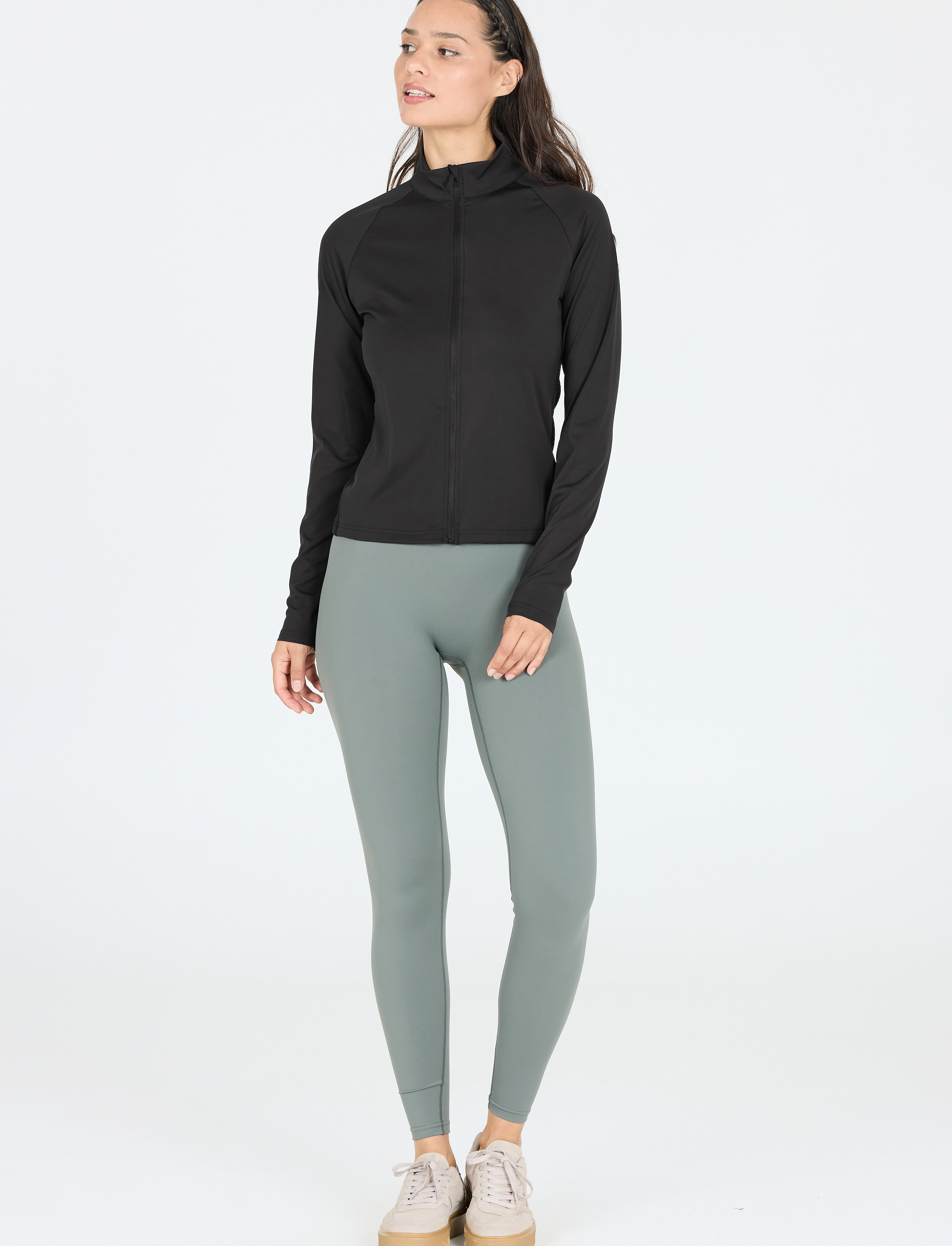 Athlecia Aliya W Full Zip, 34, Black, Sport Jackets > Sport Training Jackets, Dame