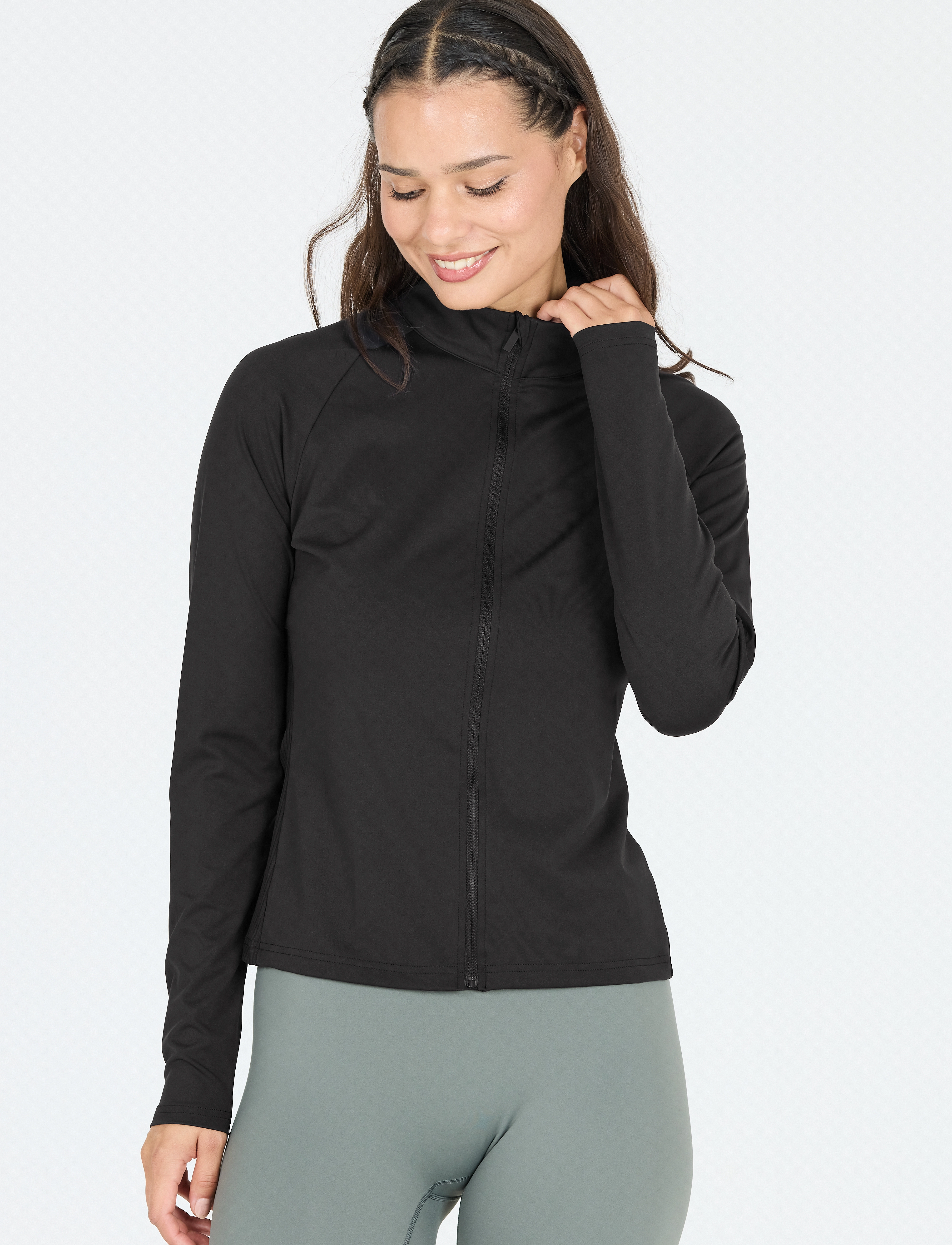 Athlecia - Aliya W Full Zip - fleecejacken - black - 4