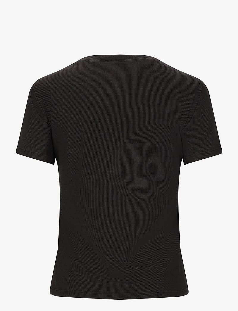 Athlecia - Tinashe W Rib S/S Tee - t-shirts - black - 2