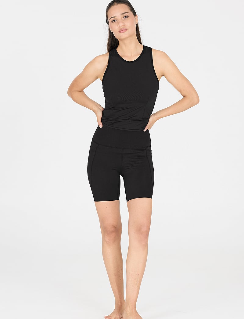 Athlecia - Aliya W Short Tights - running tights - black - 0