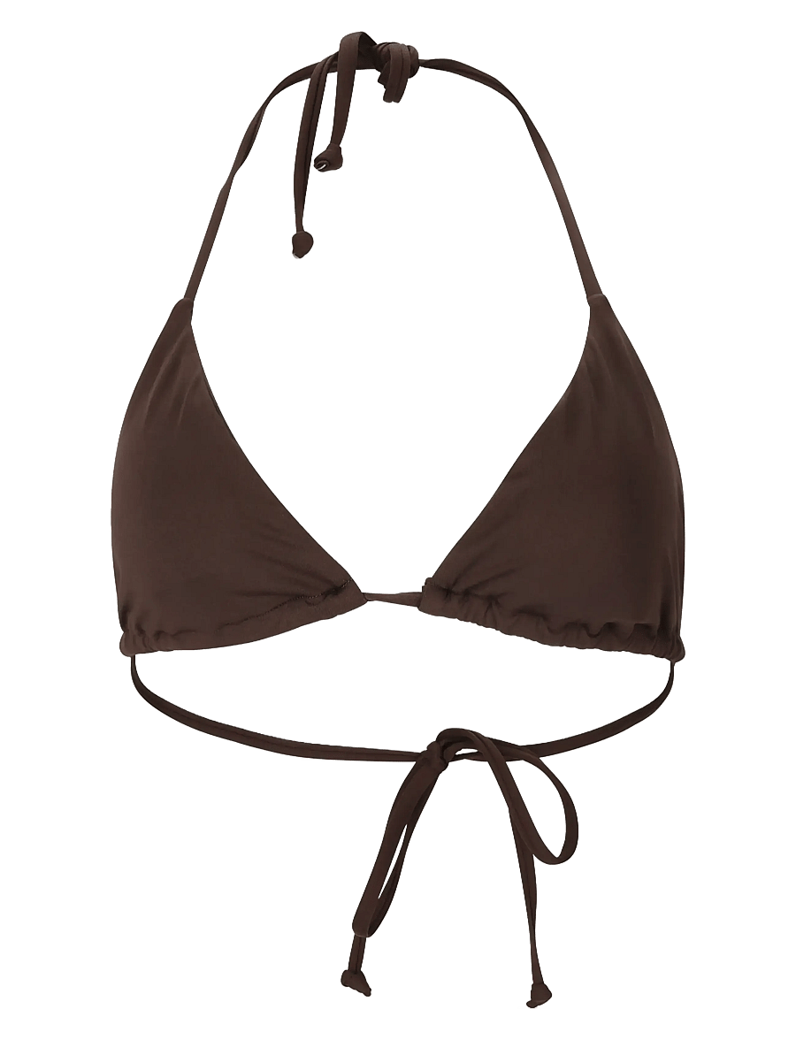 Athlecia - Sherrill W Triangle Bikini Top - sport-bademode - chocolate torte - 1
