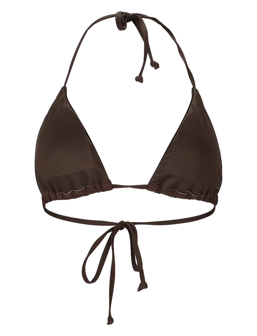 Athlecia - Sherrill W Triangle Bikini Top - sport-bademode - chocolate torte - 2