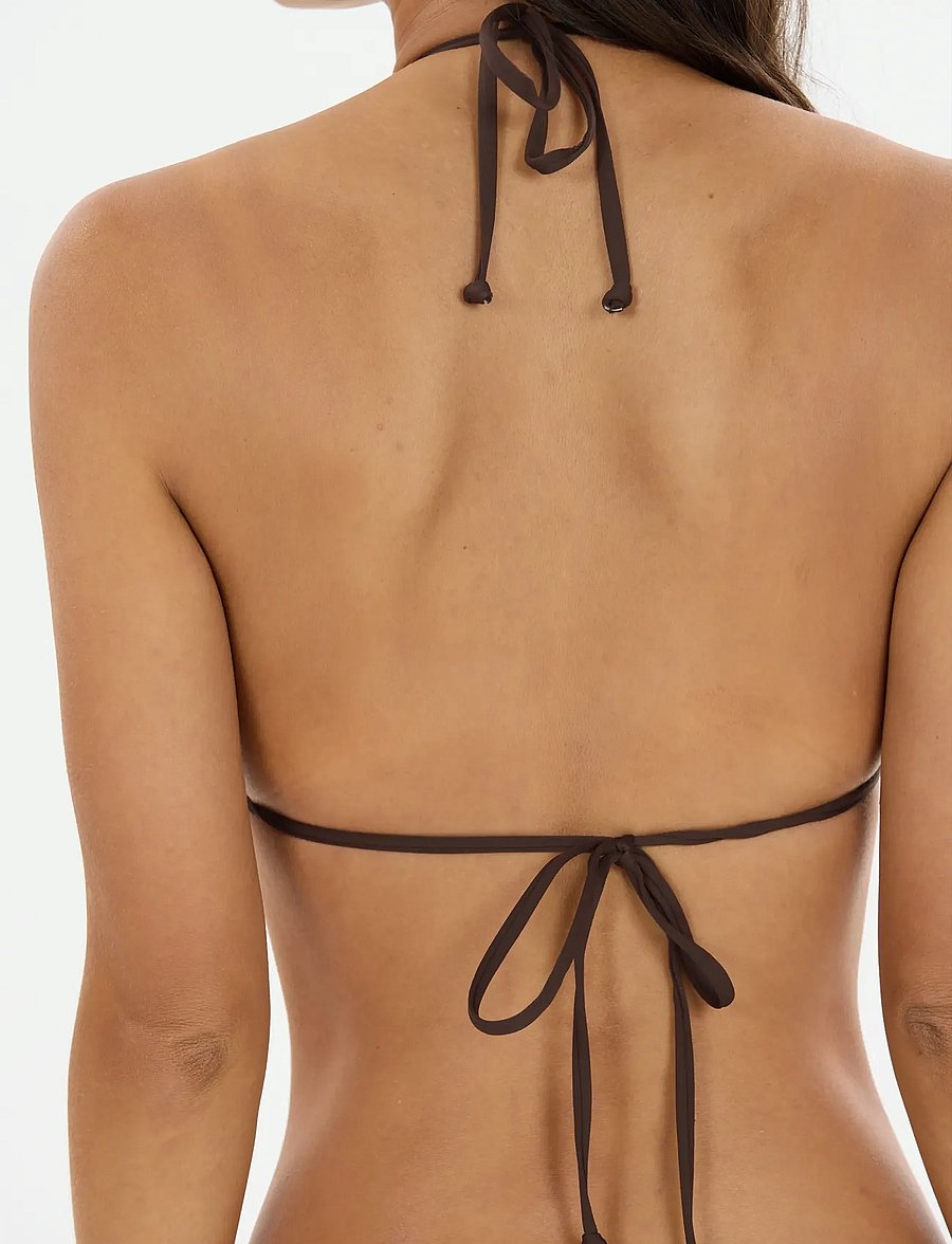 Athlecia - Sherrill W Triangle Bikini Top - sport-bademode - chocolate torte - 3