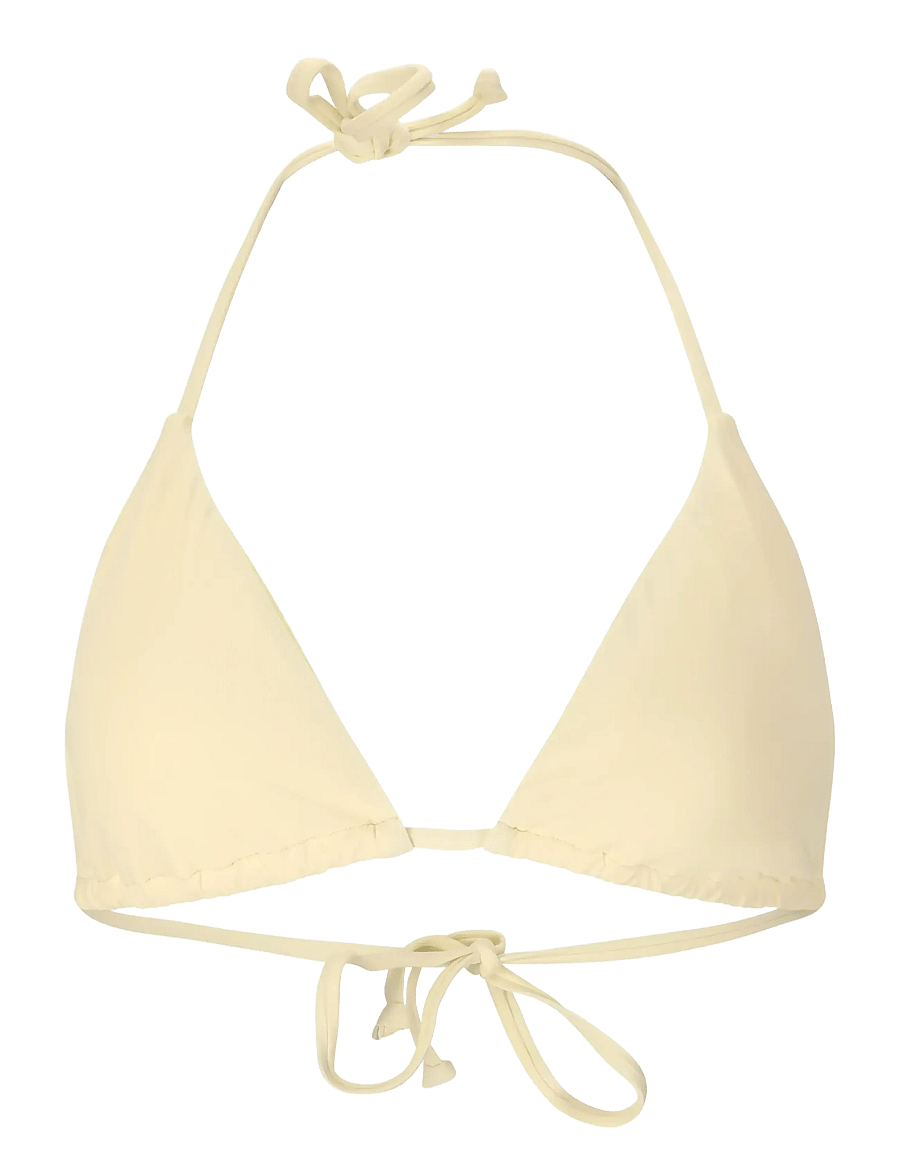 Athlecia - Sherrill W Triangle Bikini Top - sportlikud ujumisriided - transparent yellow - 1