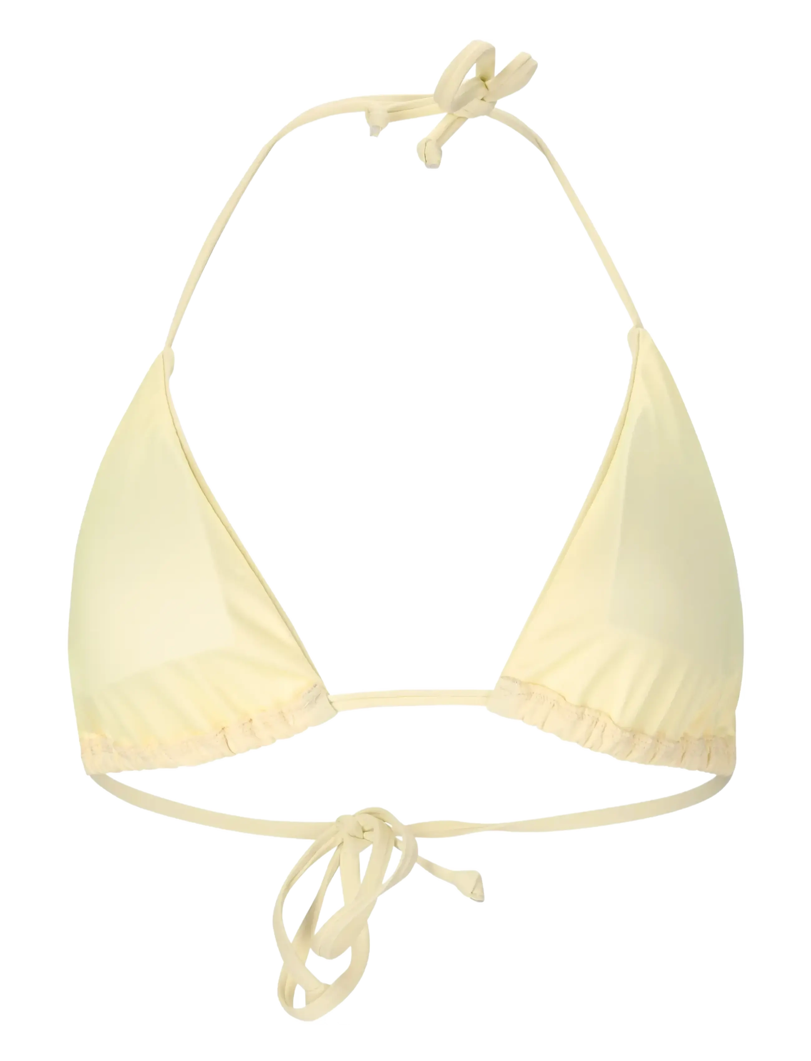 Athlecia - Sherrill W Triangle Bikini Top - sportiga badkläder - transparent yellow - 2