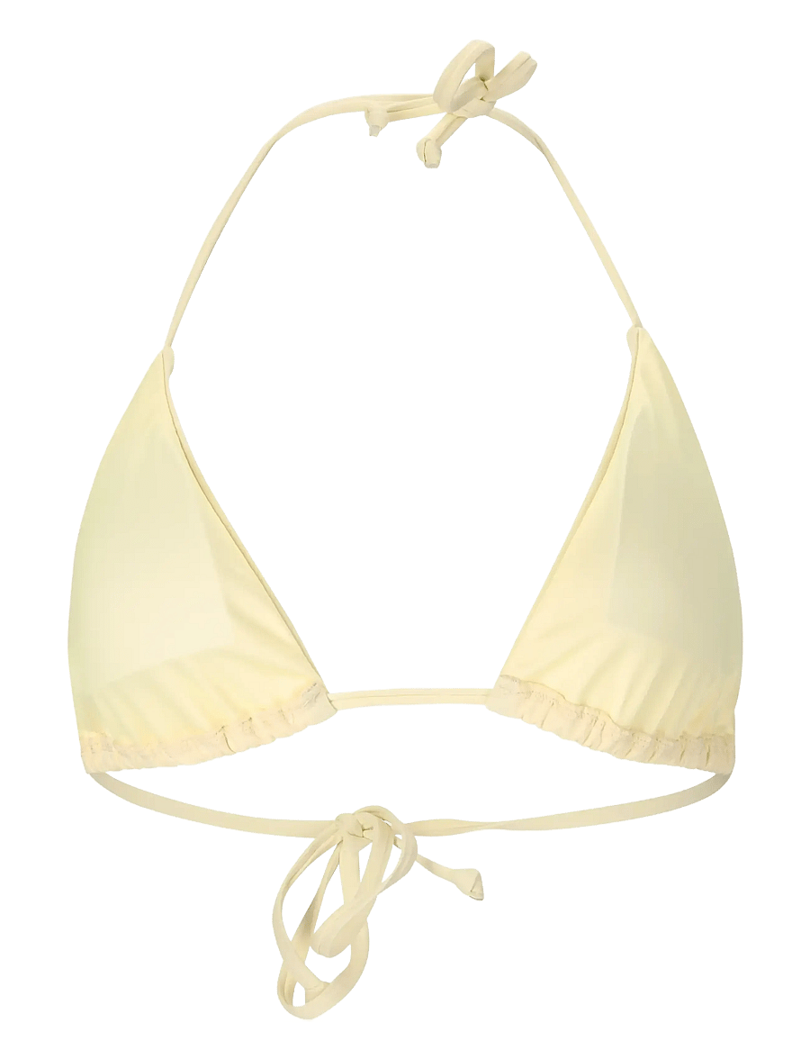 Athlecia - Sherrill W Triangle Bikini Top - sportlikud ujumisriided - transparent yellow - 2