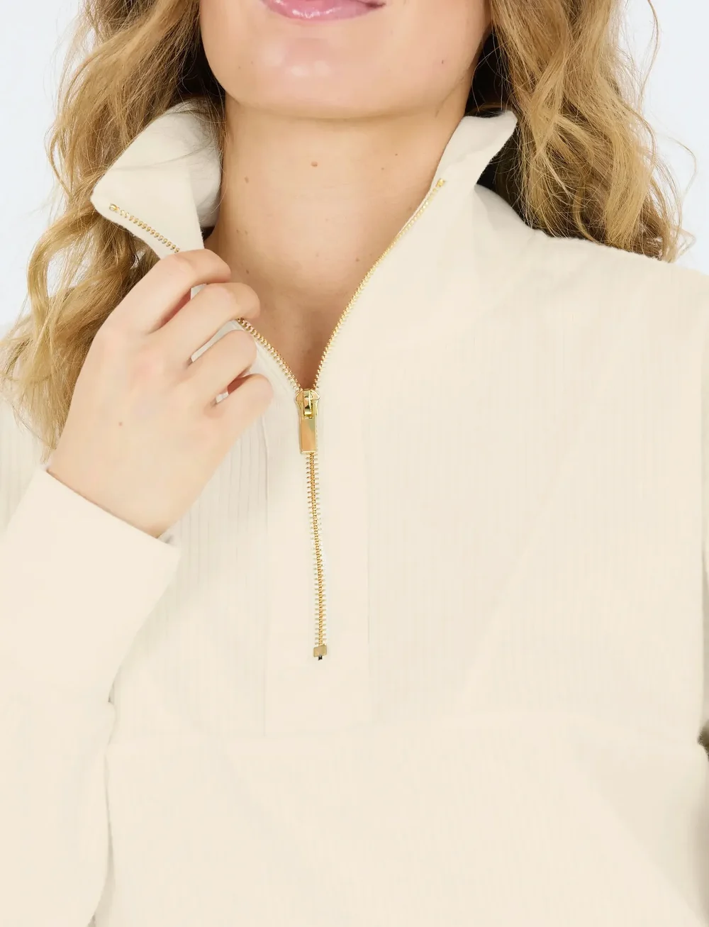 Athlecia - Hecey W Half zip - oberteile - whisper white - 0