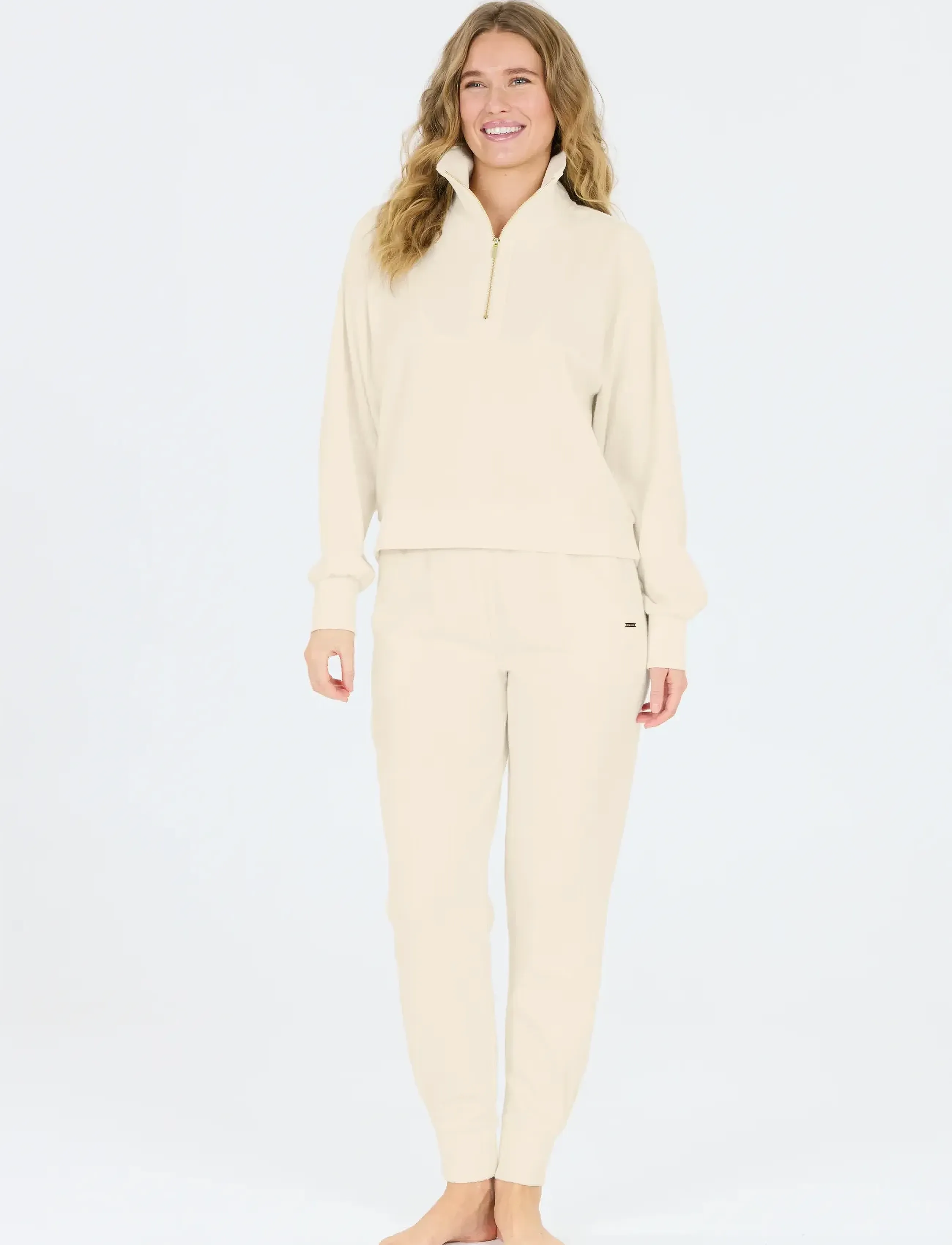Athlecia - Hecey W Half zip - dressipluusid - whisper white - 4