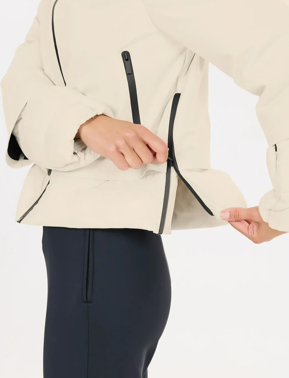 Athlecia - Heley W Jacket - dunjakker - lunar rock - 4