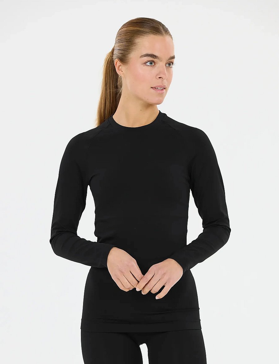 Athlecia - Leray W Seamless Baselayer Set - baselayer overdele - black - 0